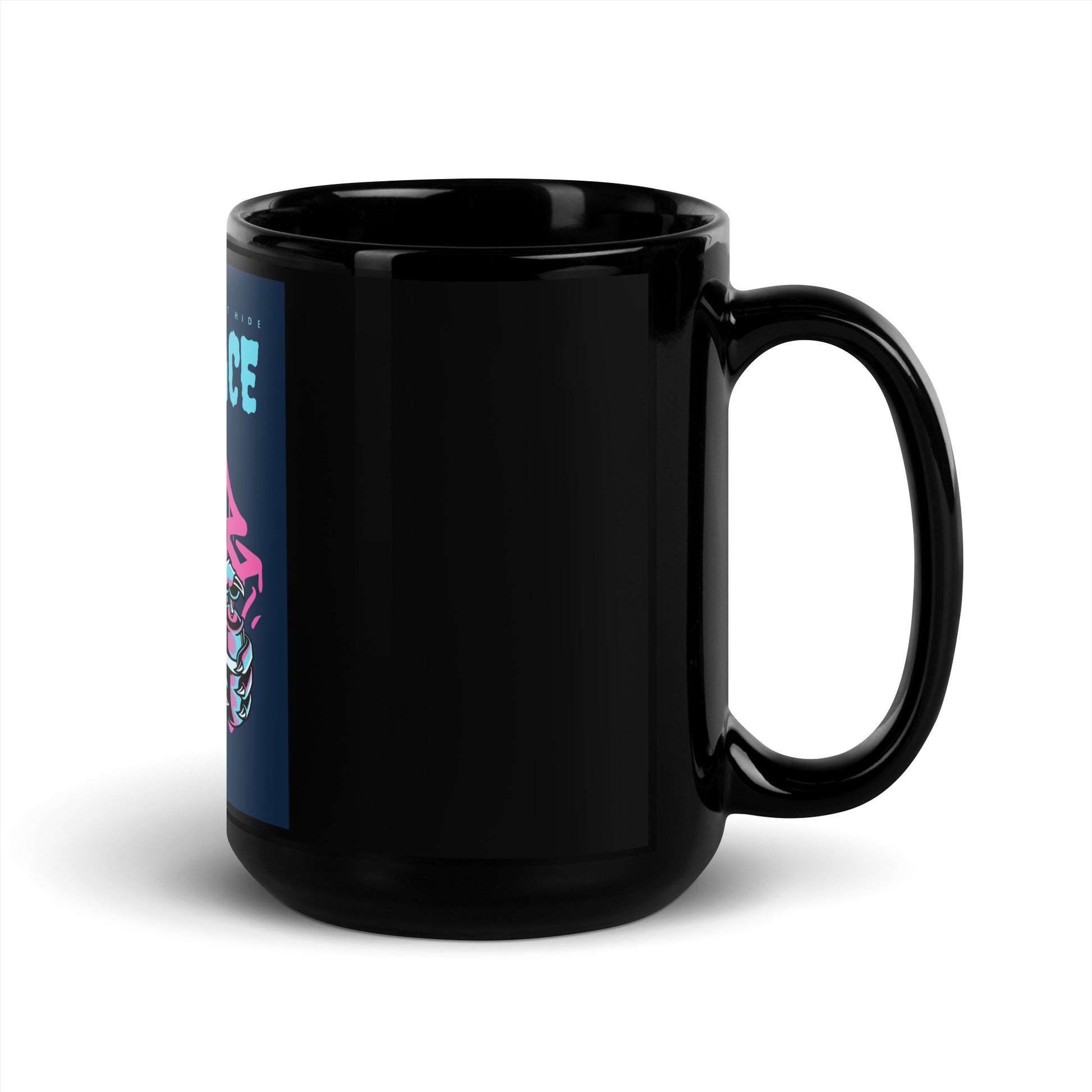 Show Face | Antisemitism Can't Hide | Black Glossy Mug