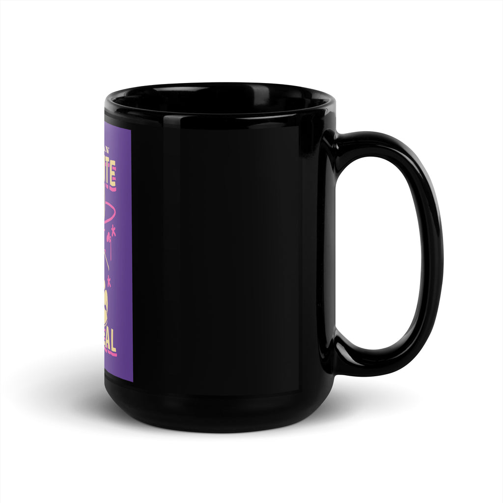 Streetart Graffiti Cartoon | Antisemitism | Black Glossy Mug