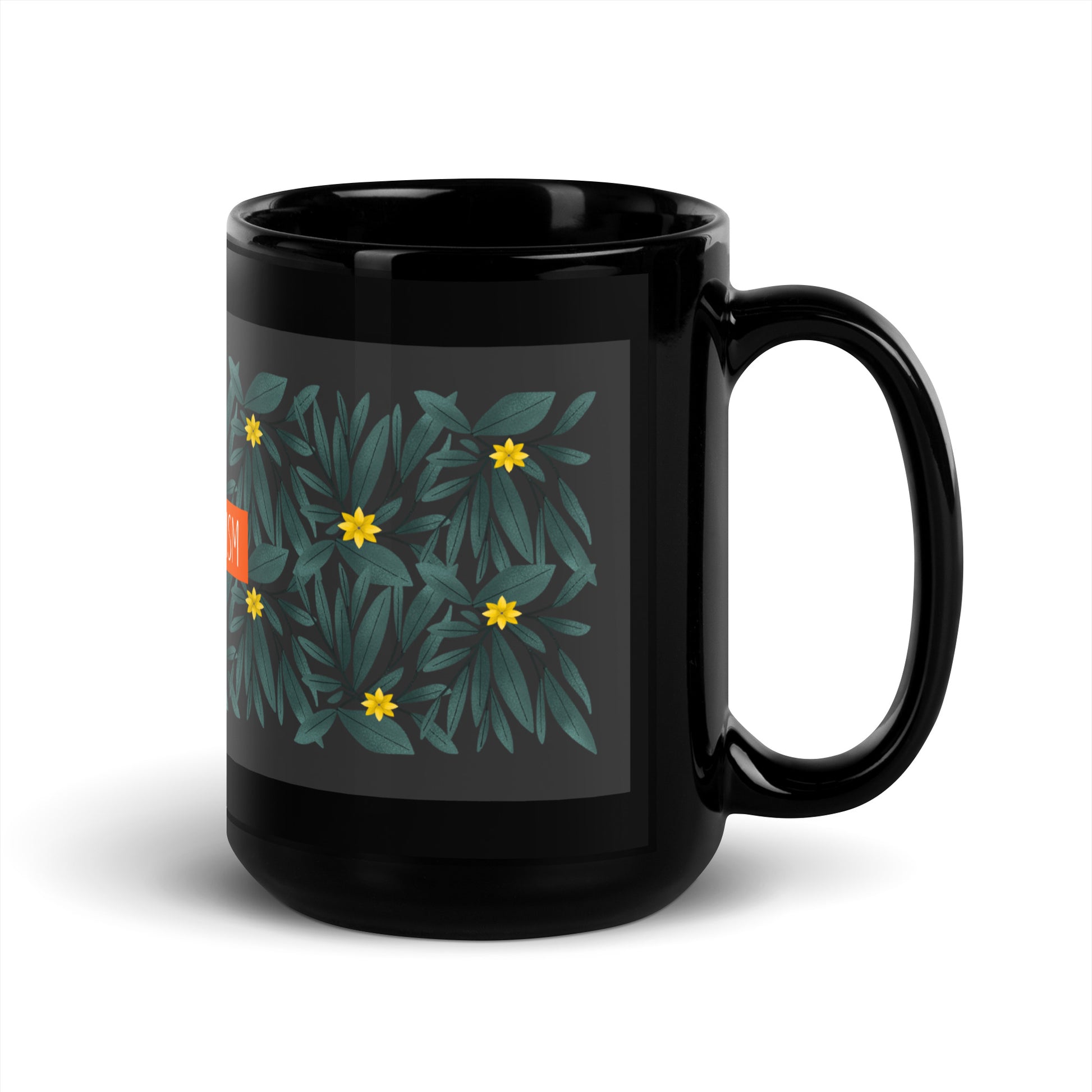 Flower Anthem | Antisemitism | Black Glossy Mug