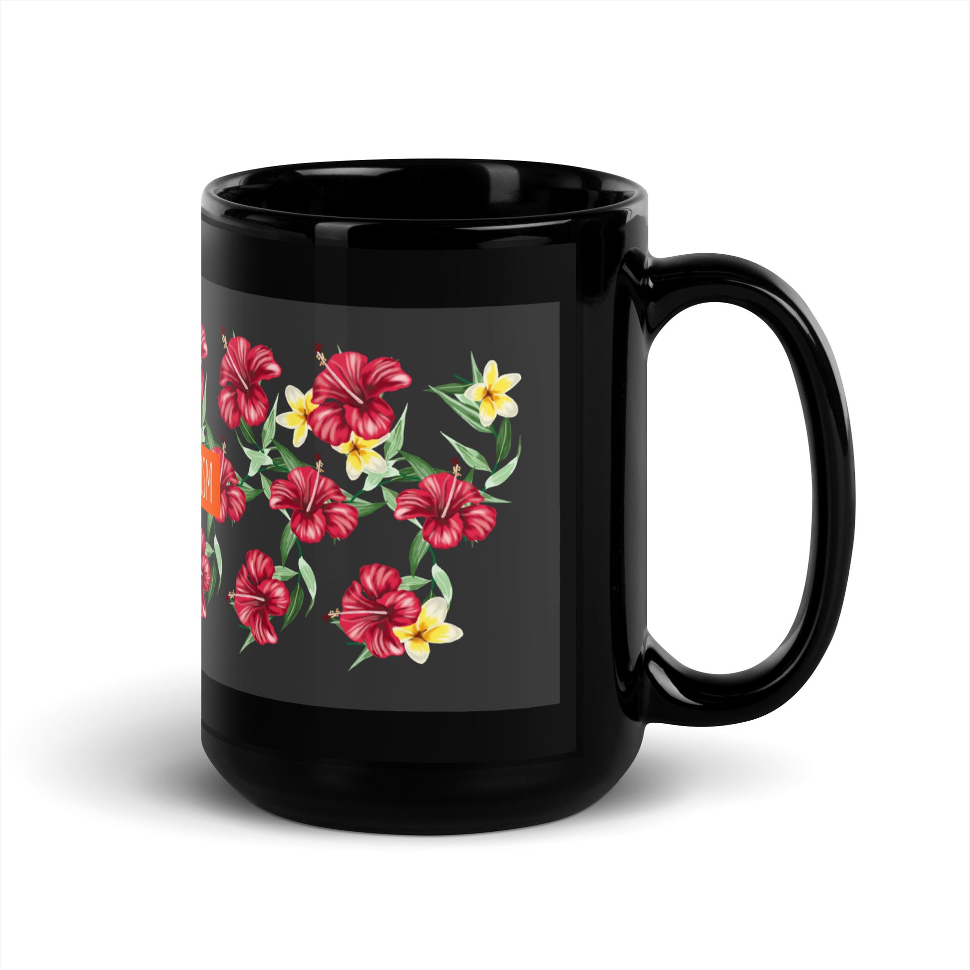Flower Anthem | Antisemitism | Black Glossy Mug