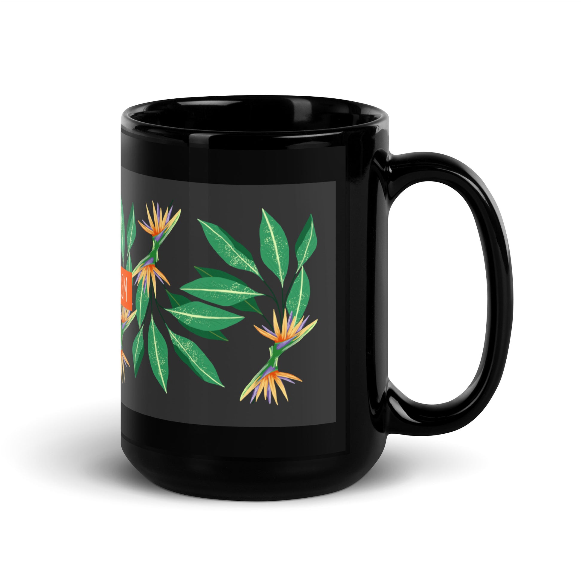 Flower Anthem | Antisemitism | Black Glossy Mug