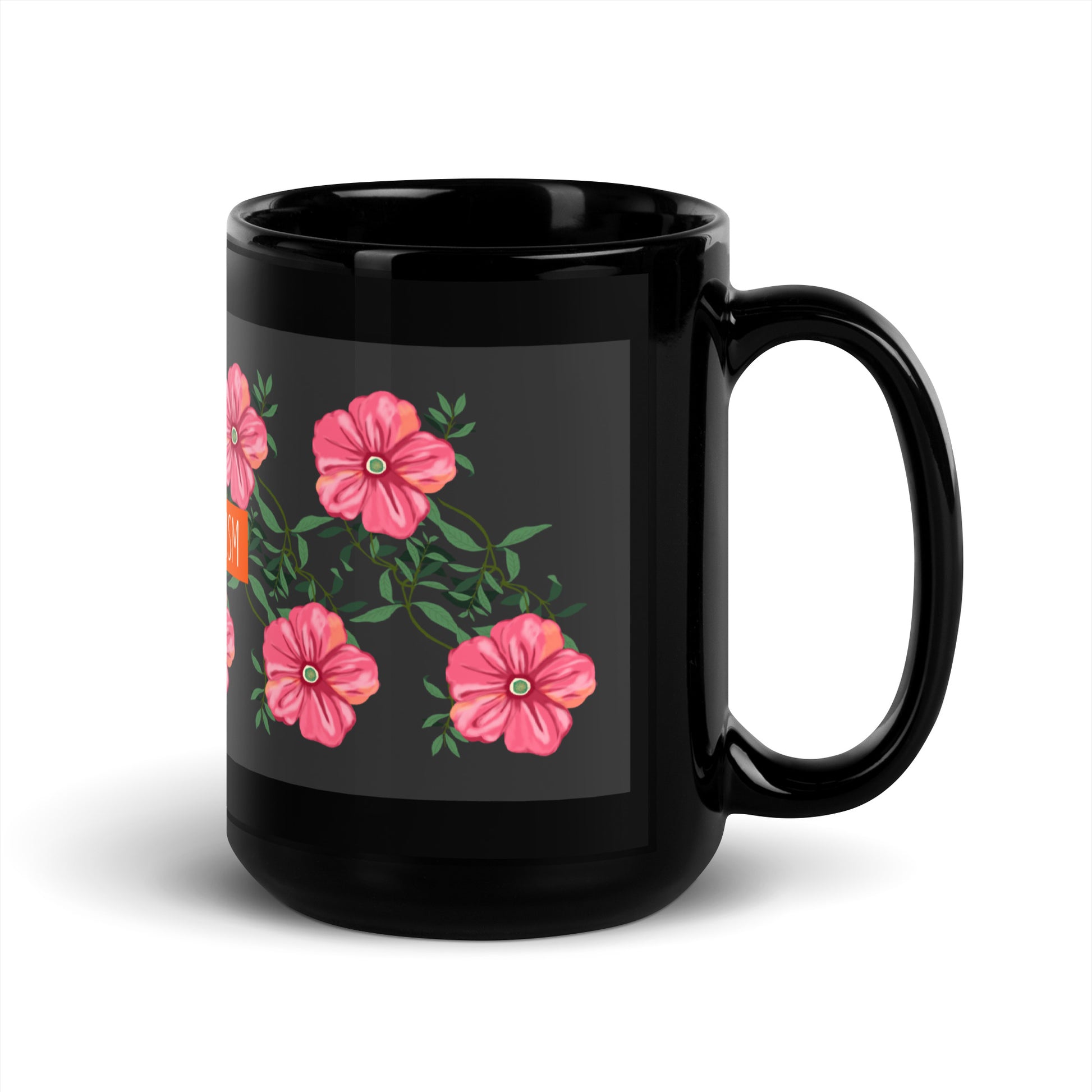 Flower Anthem | Antisemitism | Black Glossy Mug