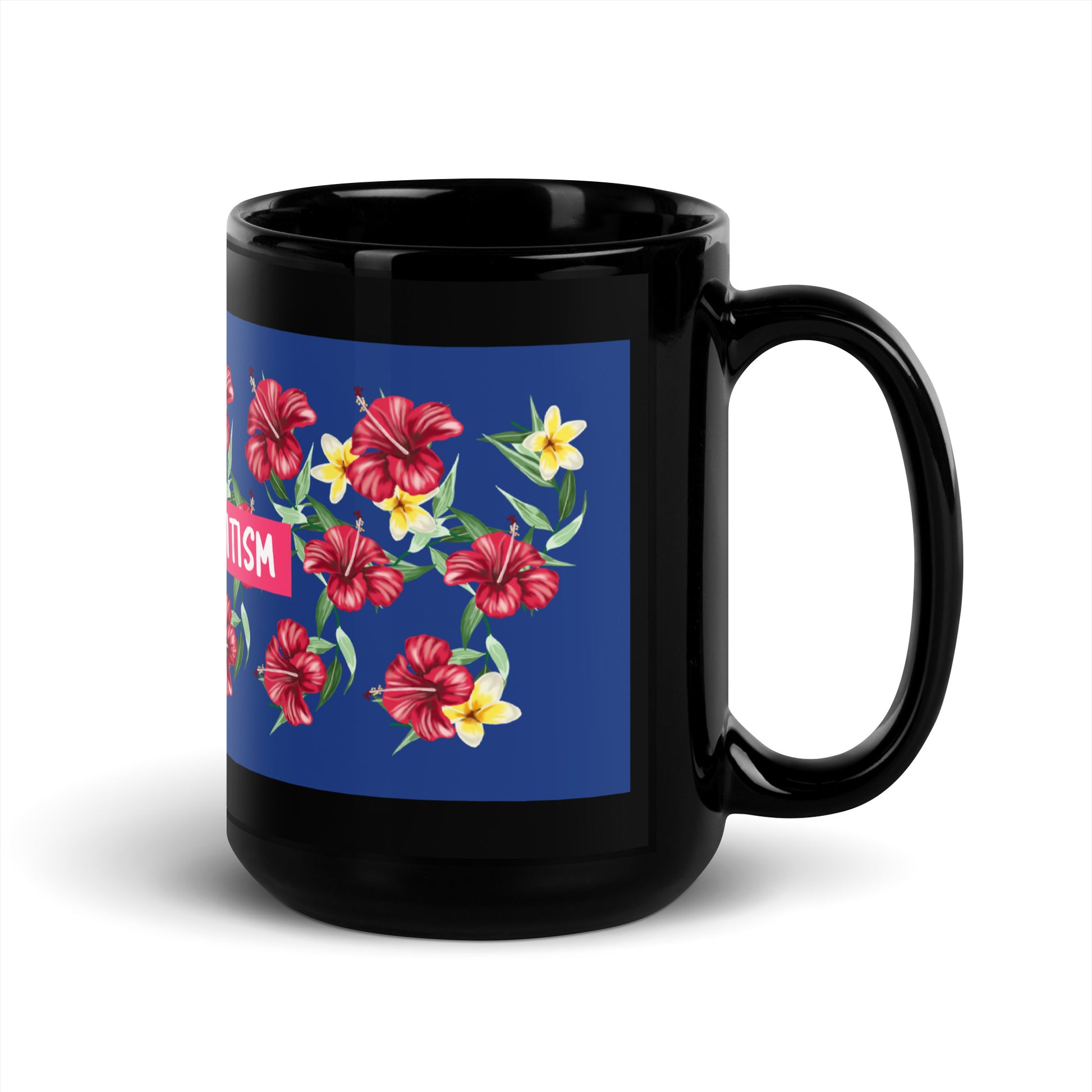 Flower Anthem | Antisemitism | Black Glossy Mug