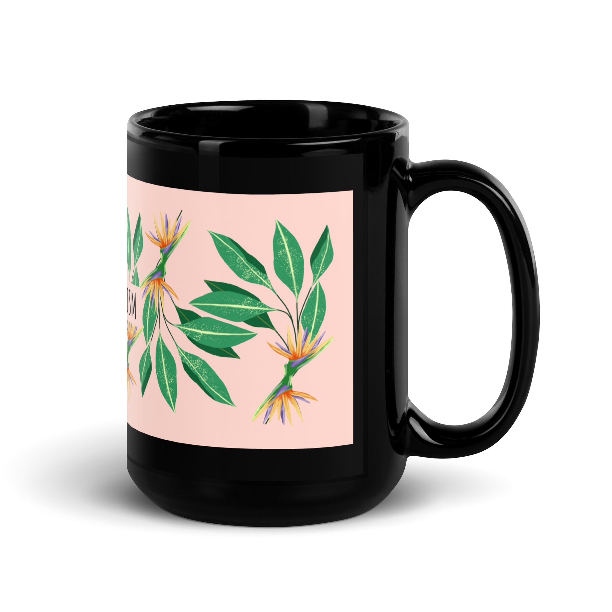 Flower Anthem | Antisemitism | Black Glossy Mug