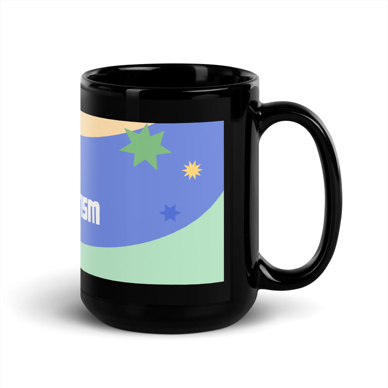 Minimal Shine | Antisemitism | Black Glossy Mug