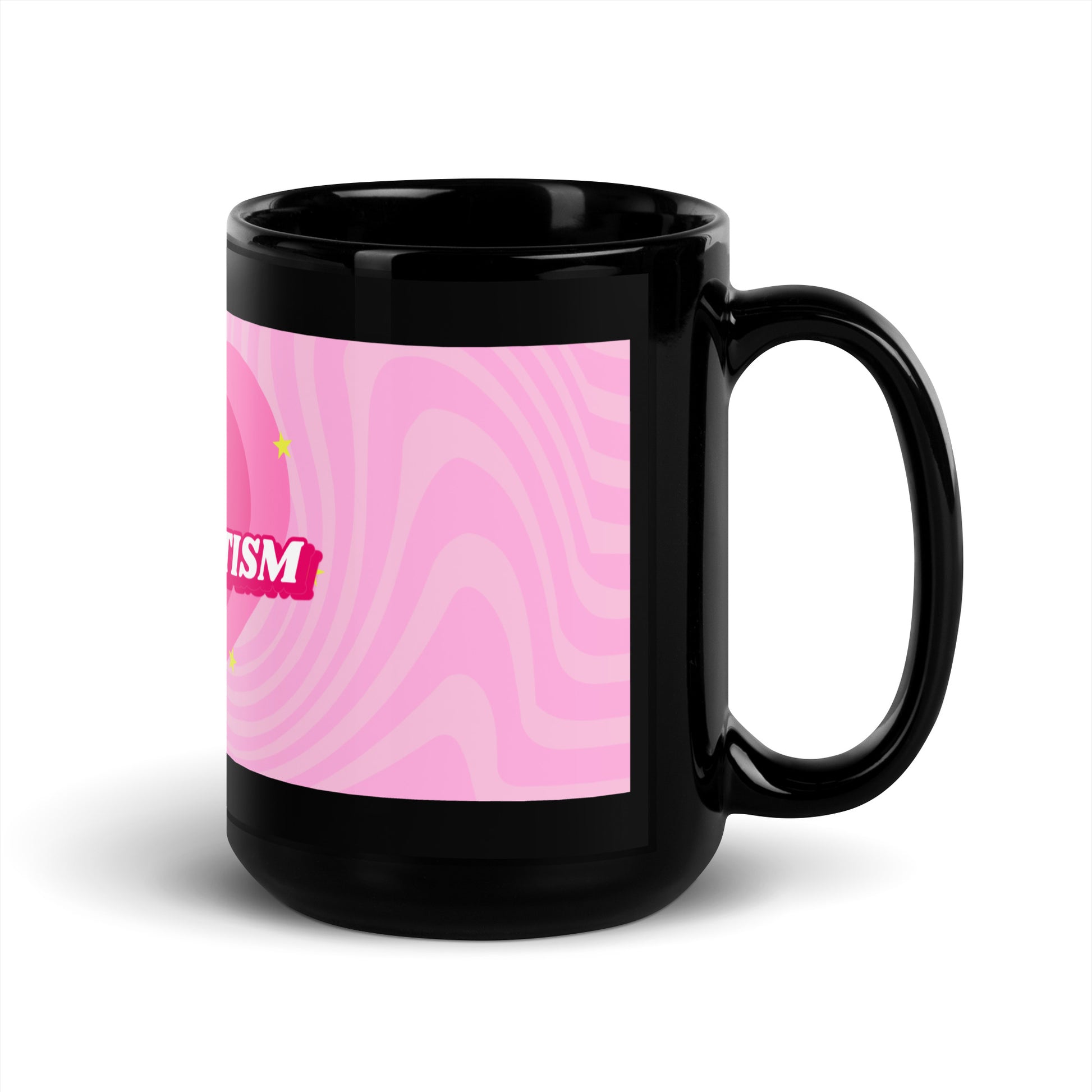 Pink Destiny | Antisemitism | Black Glossy Mug