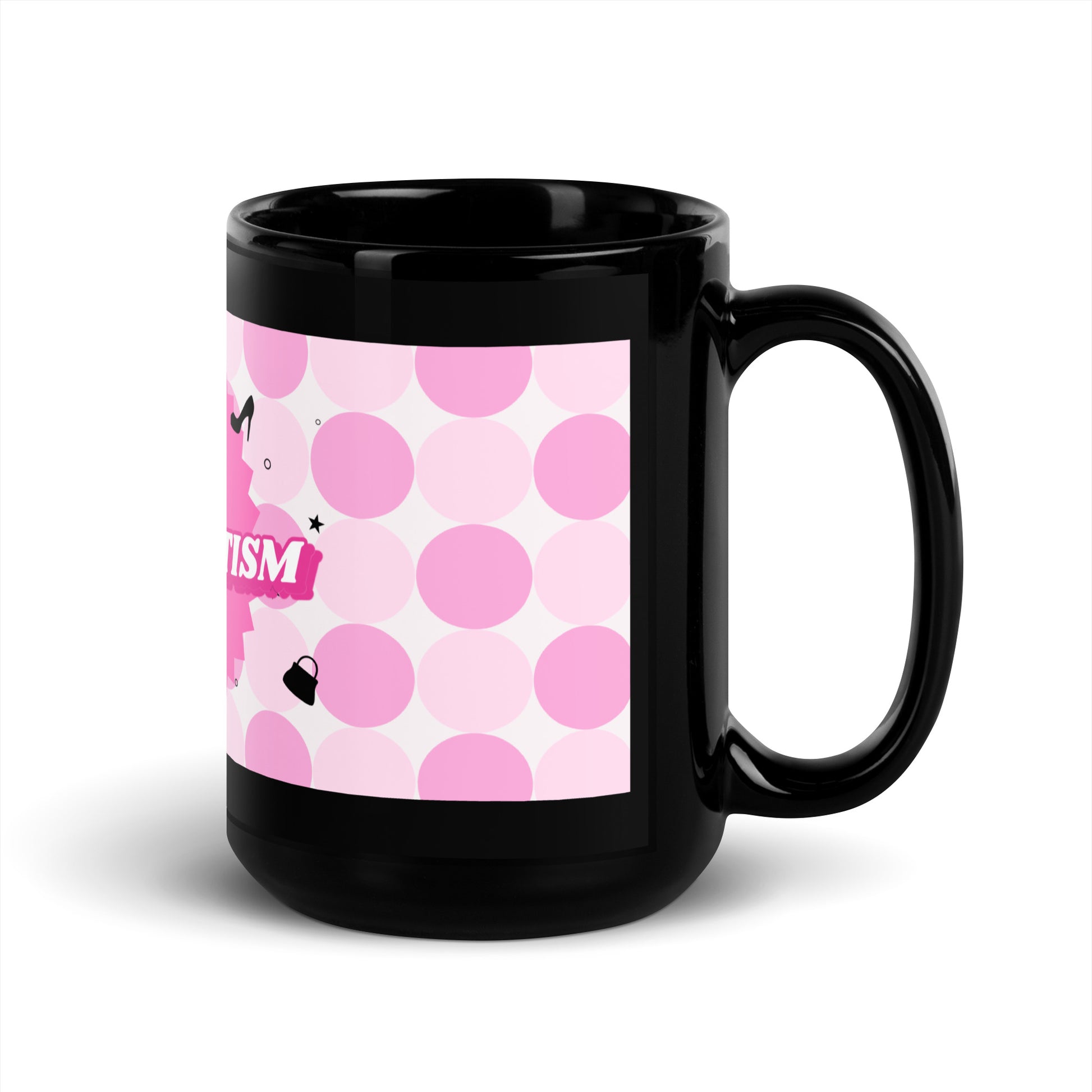 Pink Destiny | Antisemitism | Black Glossy Mug