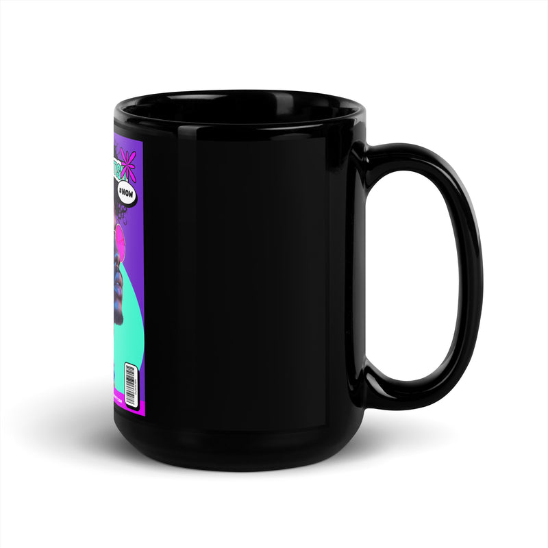 80's Fashion Trend | Battle Antisemitism | Black Glossy Mug