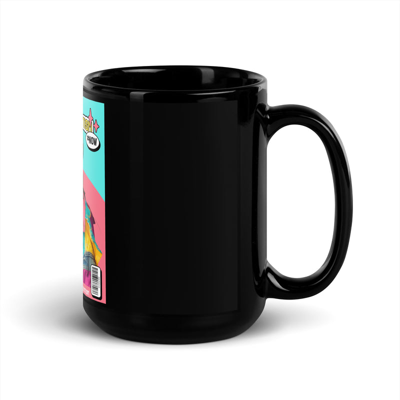 80's Fashion Trend | Battle Antisemitism | Black Glossy Mug