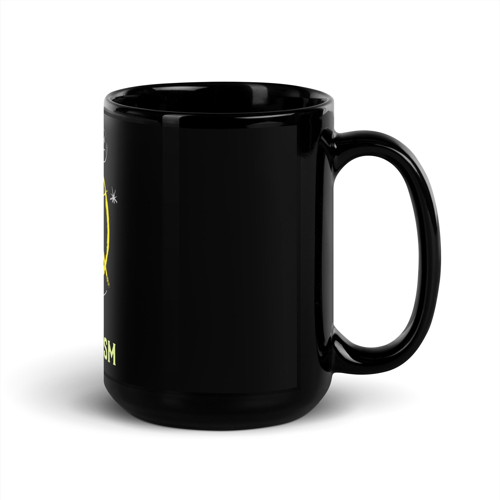 Fuck Antisemitism Graffiti | Black Glossy Mug