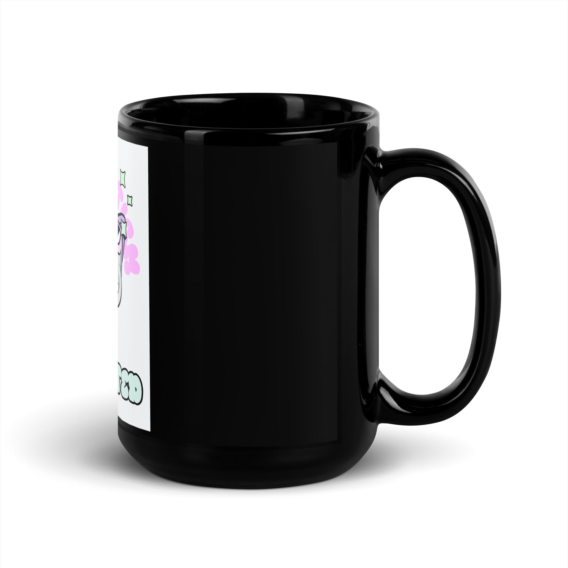 Cool Cat | Antisemitism Is Outdated | Black Glossy Mug