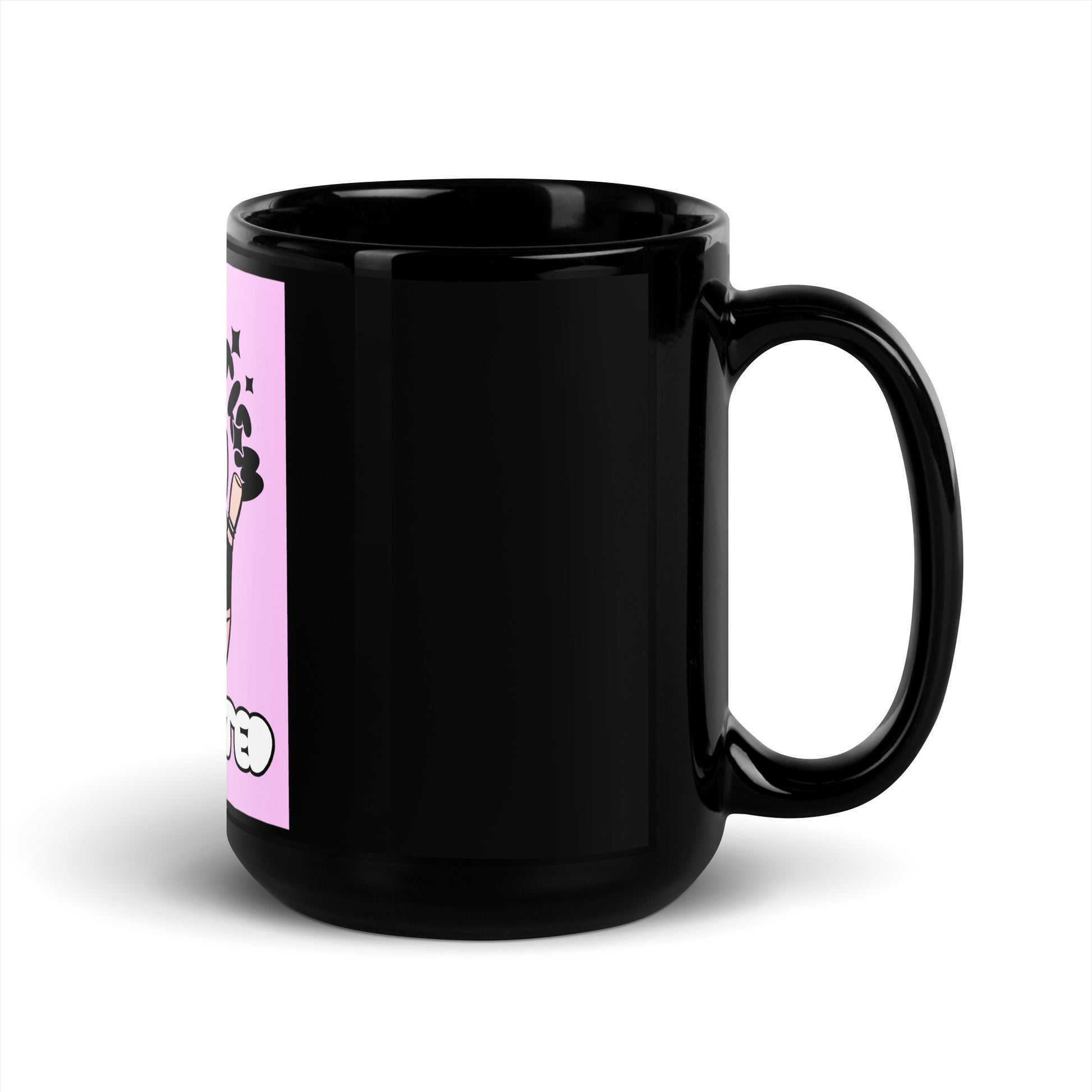 Cool Cat | Antisemitism Is Outdated | Black Glossy Mug