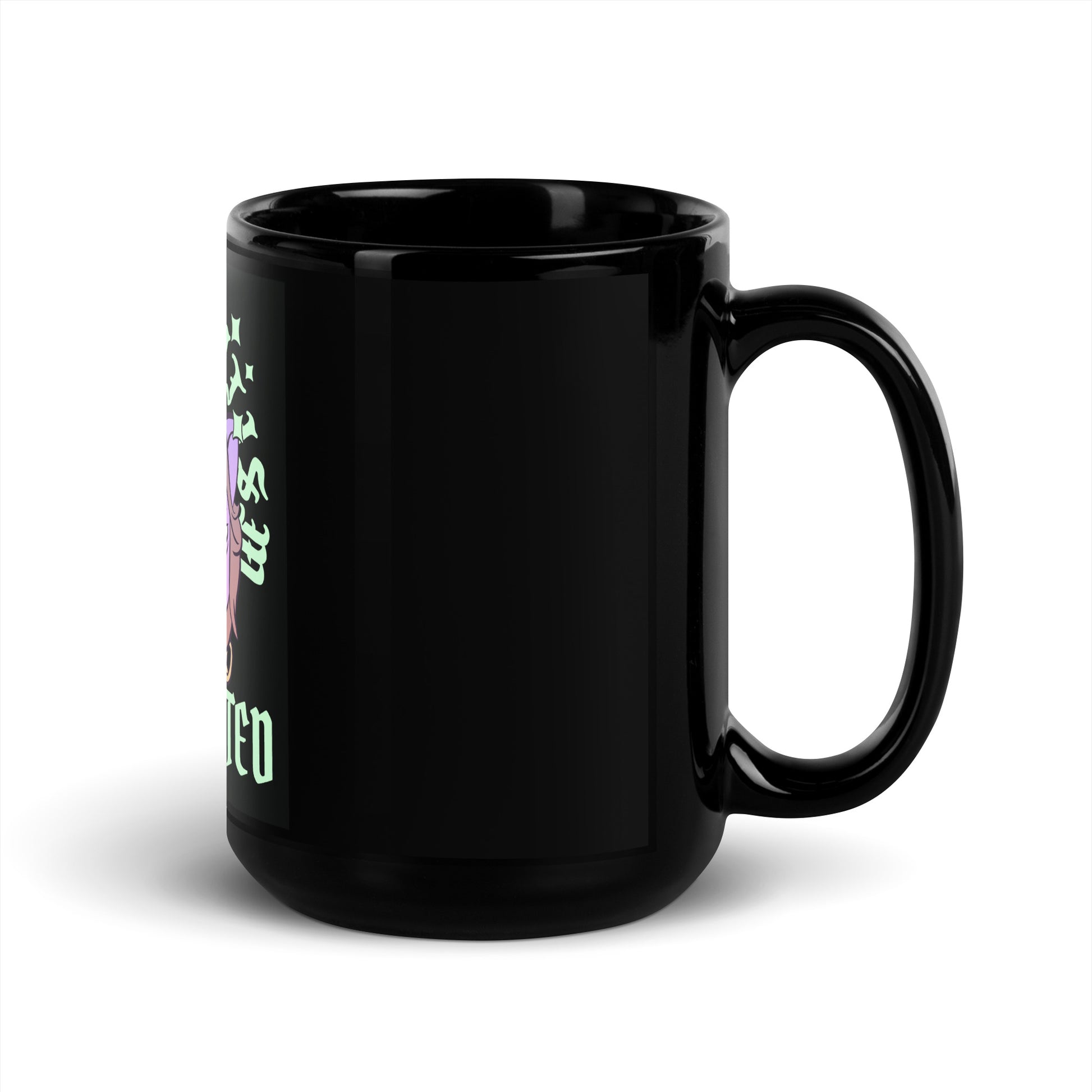 Cool Cat | Antisemitism Is Outdated | Black Glossy Mug