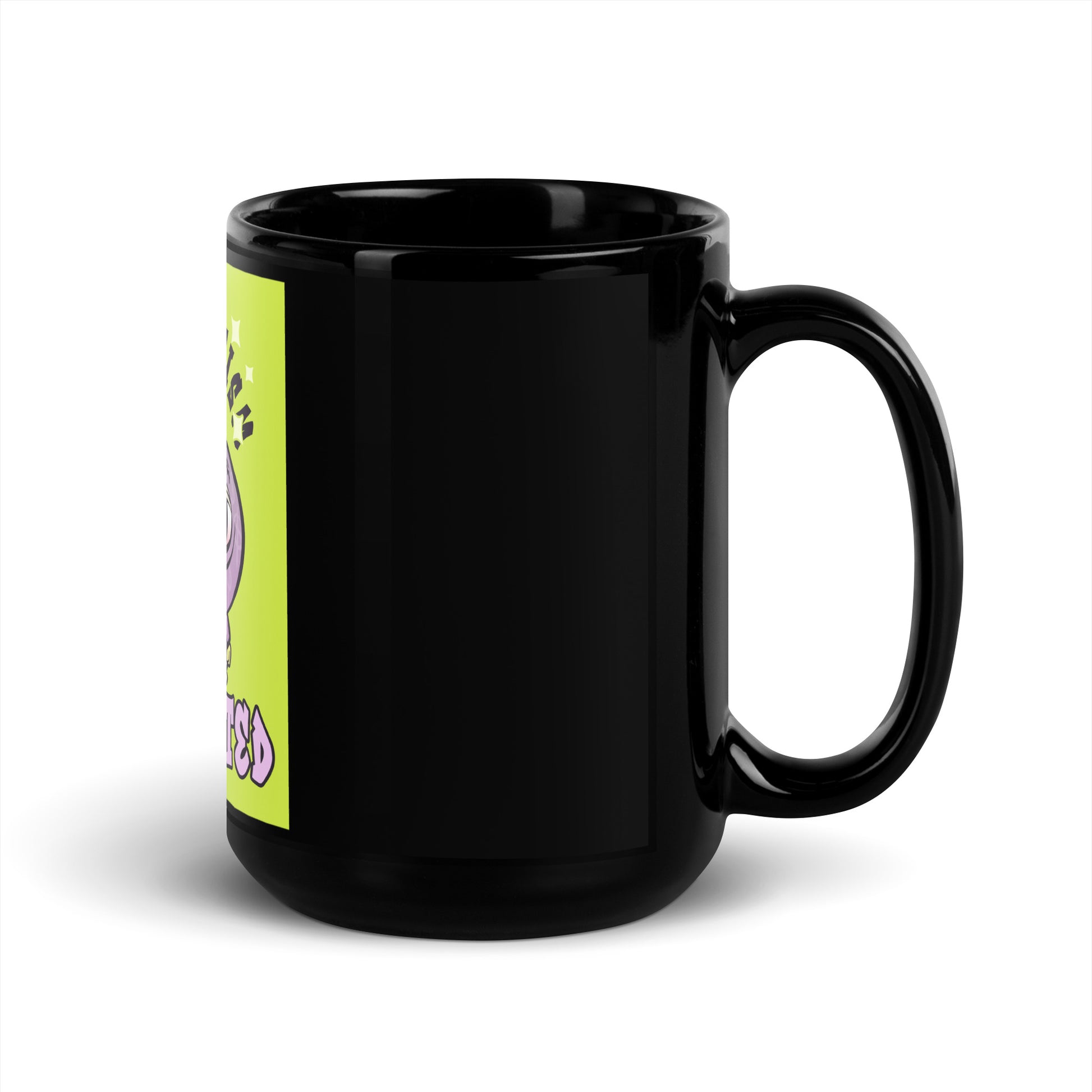 Cool Cat | Antisemitism Is Outdated | Black Glossy Mug
