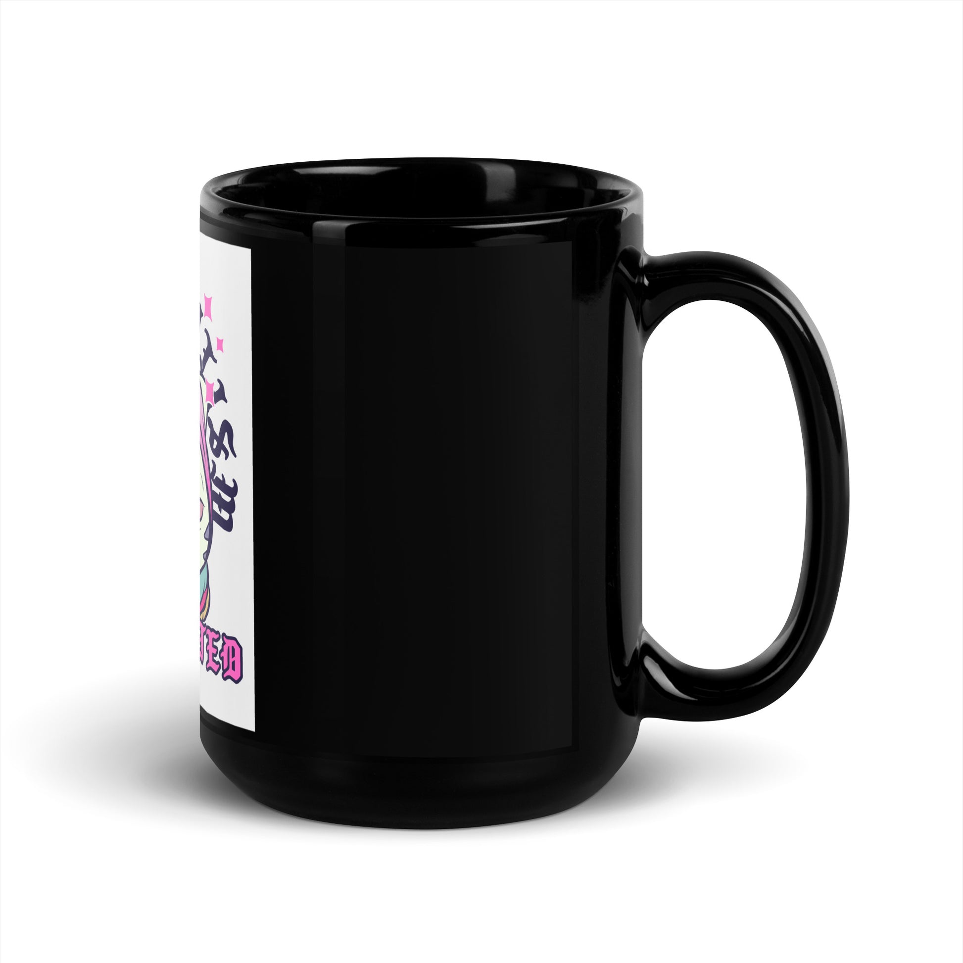 Cool Cat | Antisemitism Is Outdated | Black Glossy Mug