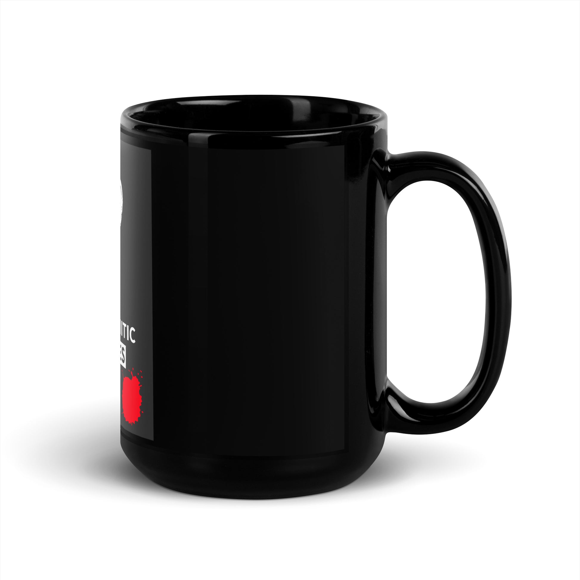 Antisemitic Hate Crimes | Black Glossy Mug