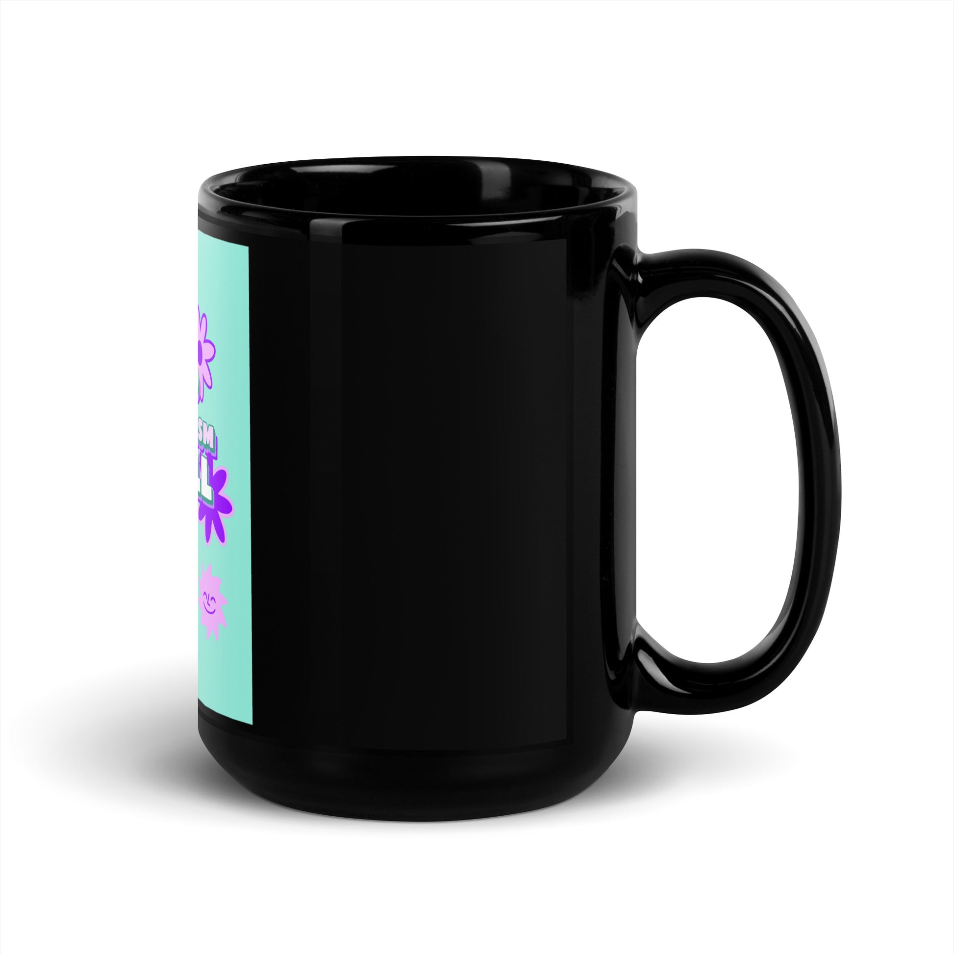 Chill Retro | Antisemitism | Black Glossy Mug