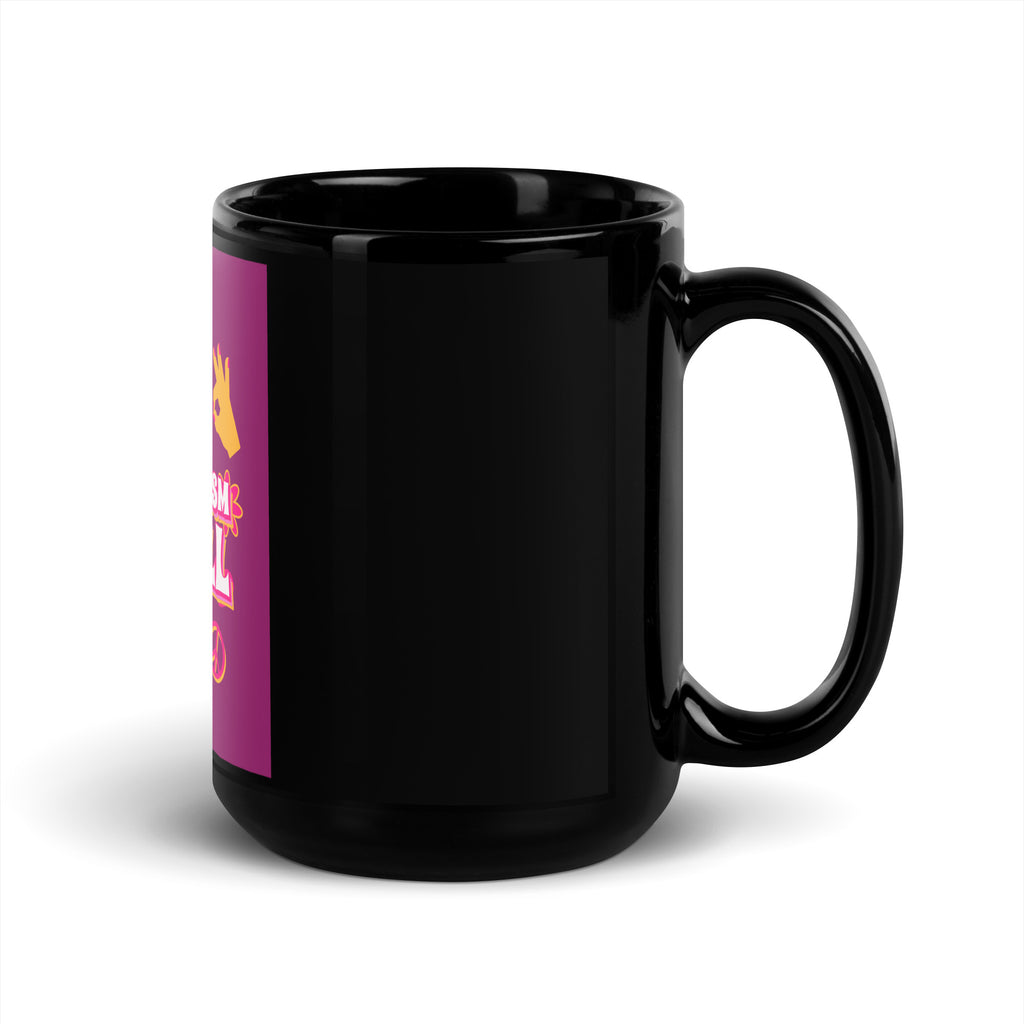 Chill Retro | Antisemitism | Black Glossy Mug