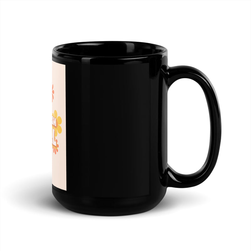 Chill Retro | Antisemitism | Black Glossy Mug