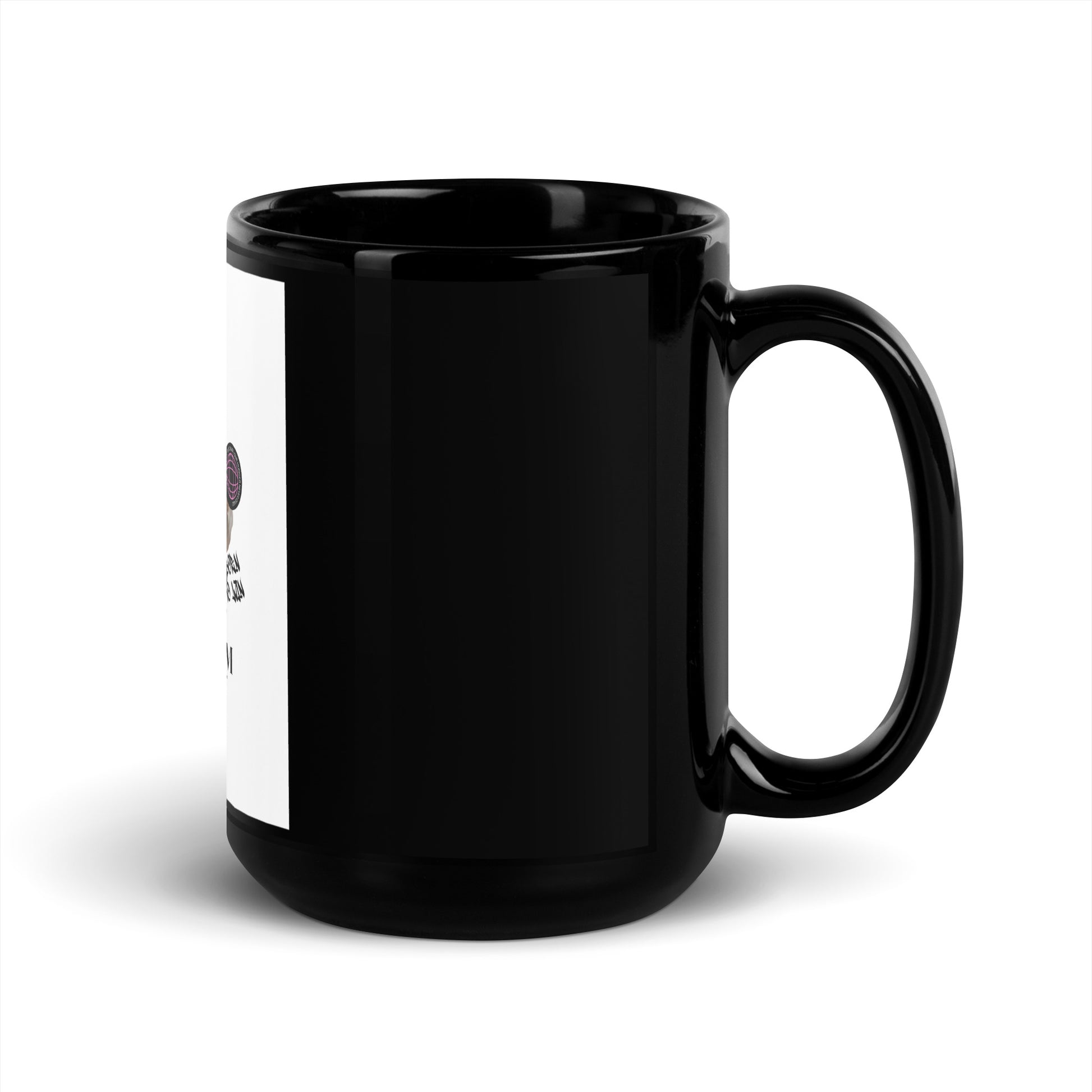 Classic Graffiti Fusion | Black Glossy Mug