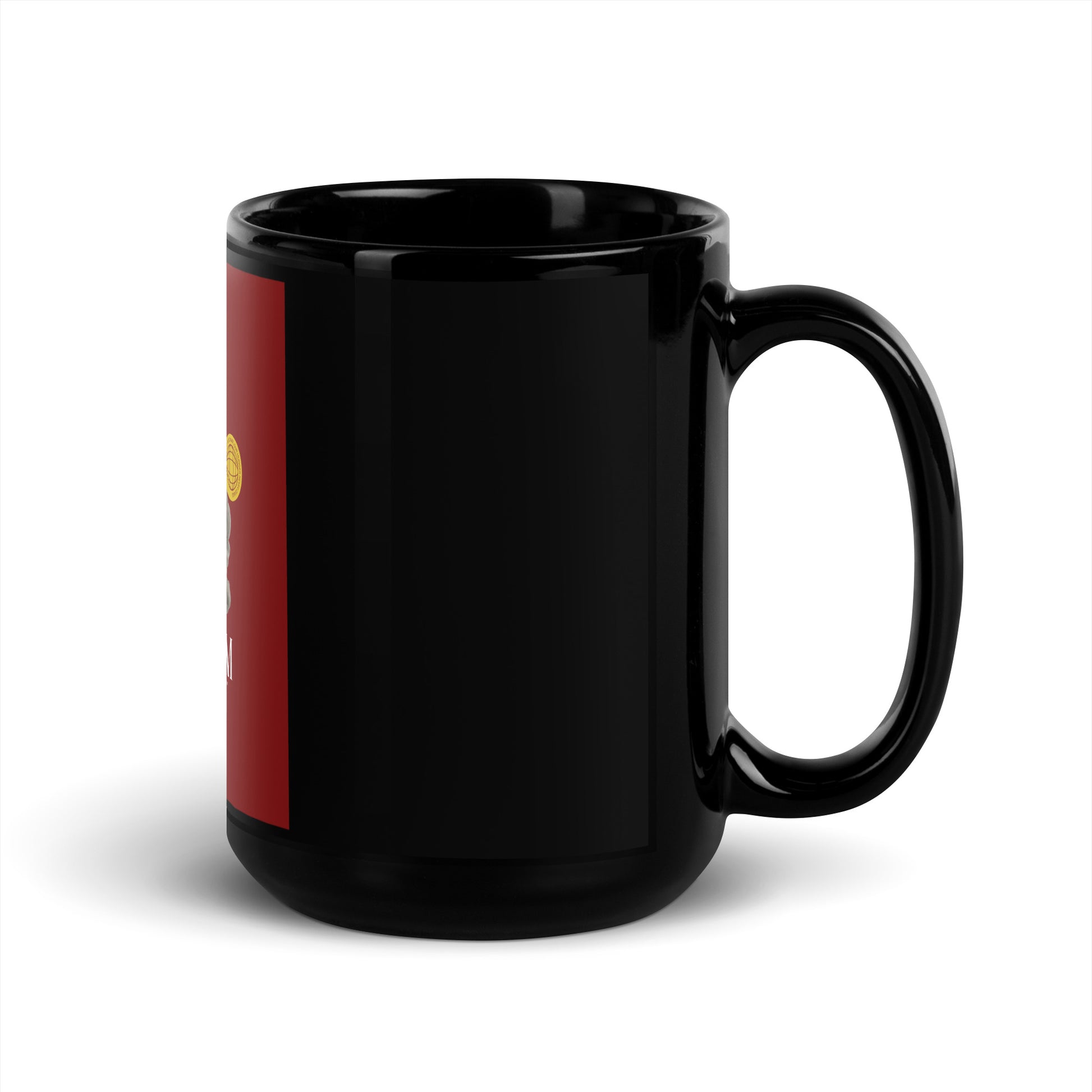 Classic Graffiti Fusion | Black Glossy Mug
