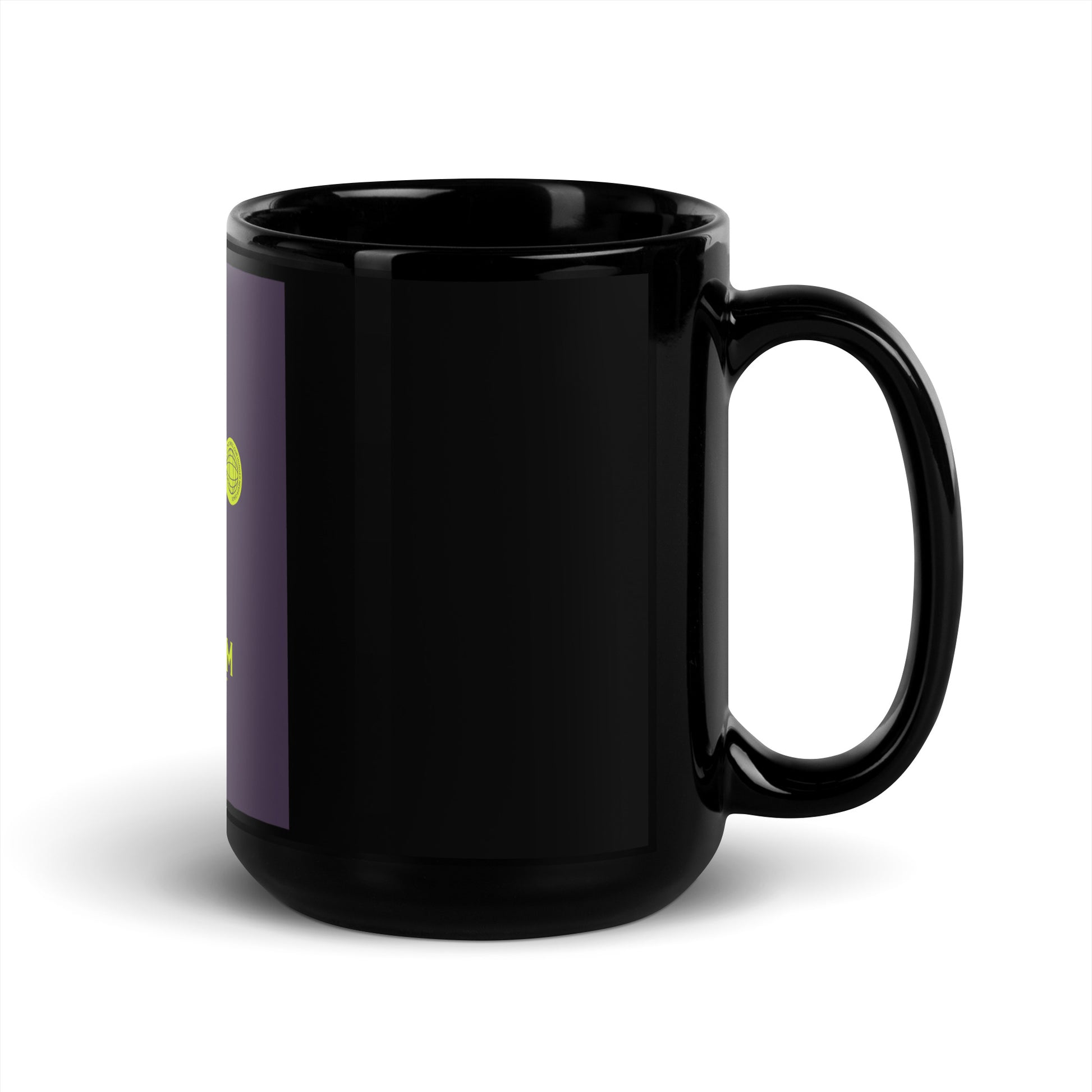 Classic Graffiti Fusion | Black Glossy Mug