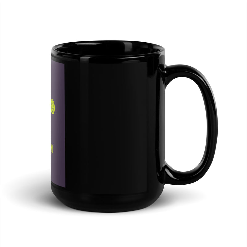 Classic Graffiti Fusion | Black Glossy Mug