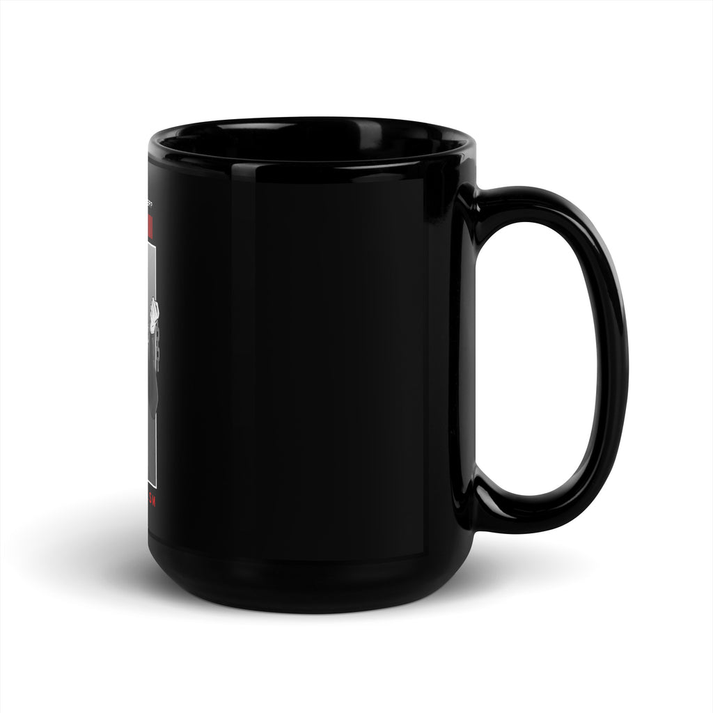 Human Or Monster | Antisemitism | Black Glossy Mug