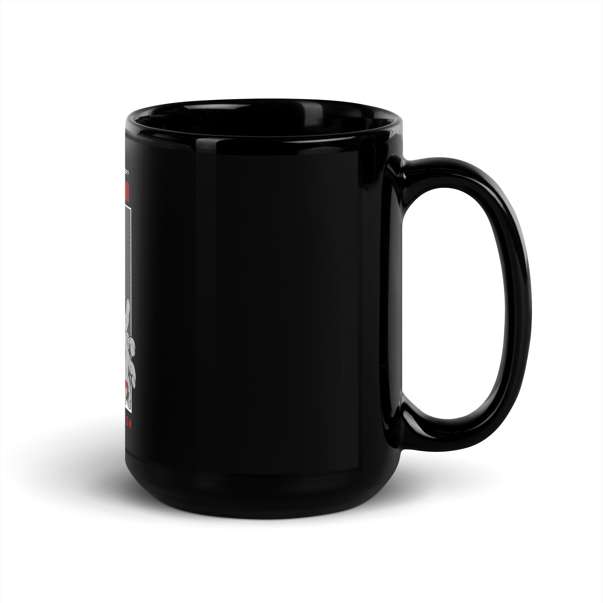 Human Or Monster | Antisemitism | Black Glossy Mug