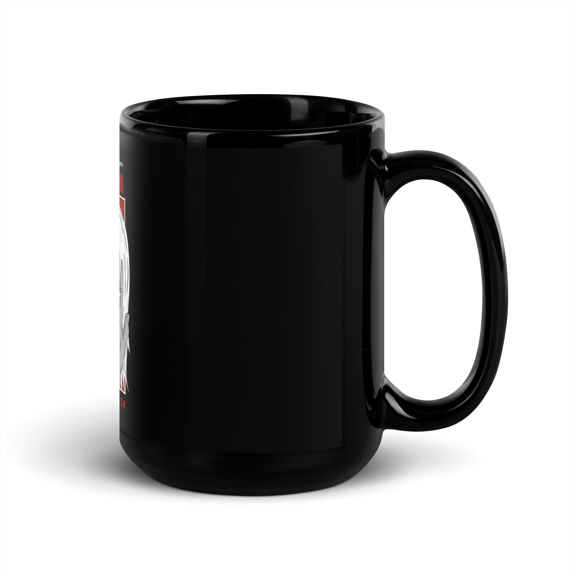 Human Or Monster | Antisemitism | Black Glossy Mug