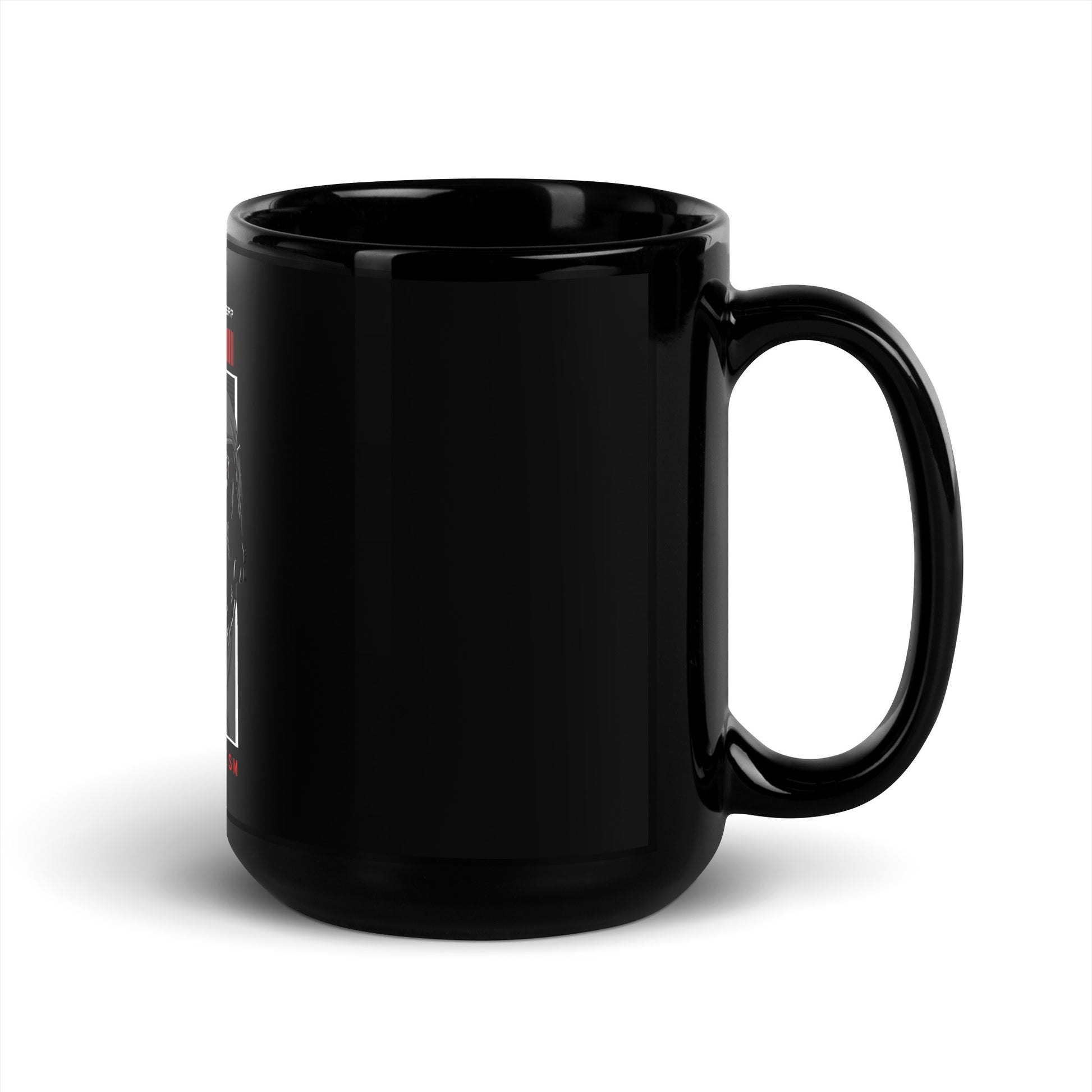 Human Or Monster | Antisemitism | Black Glossy Mug