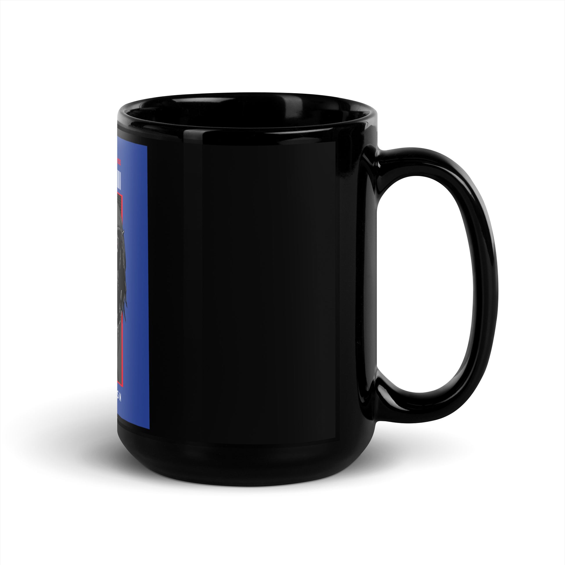 Monsters Can't Hide | Black Glossy Mug