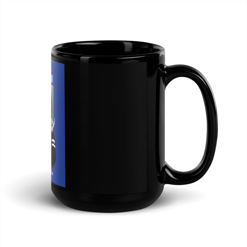 Monsters Can't Hide | Black Glossy Mug