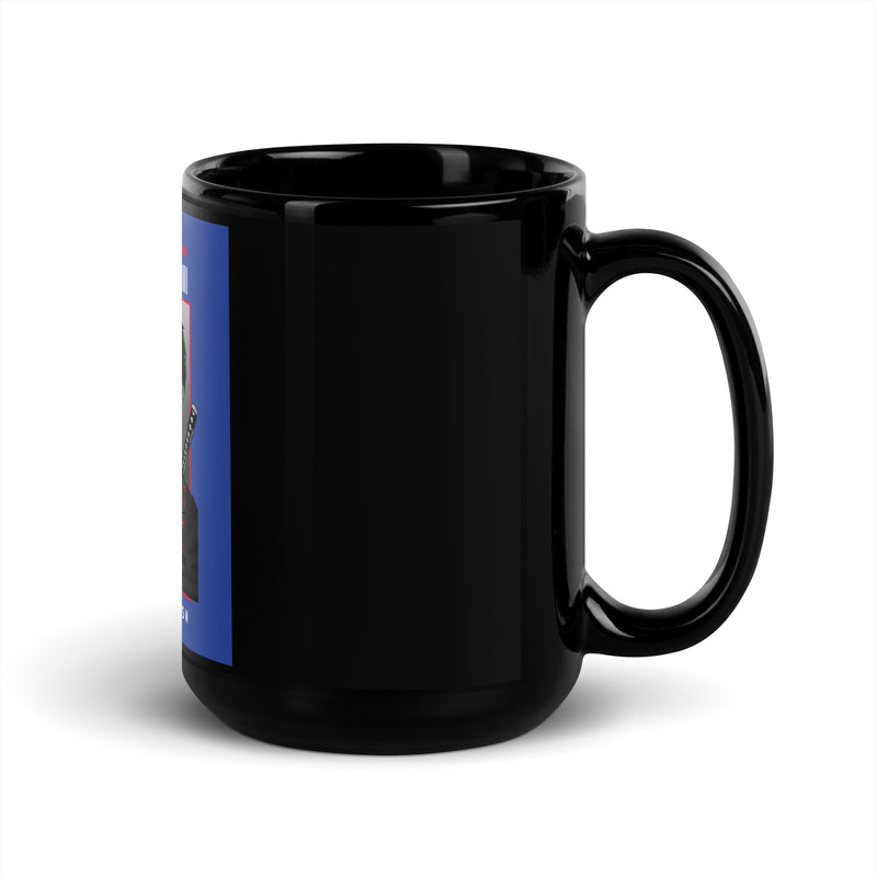 Monsters Can't Hide | Black Glossy Mug