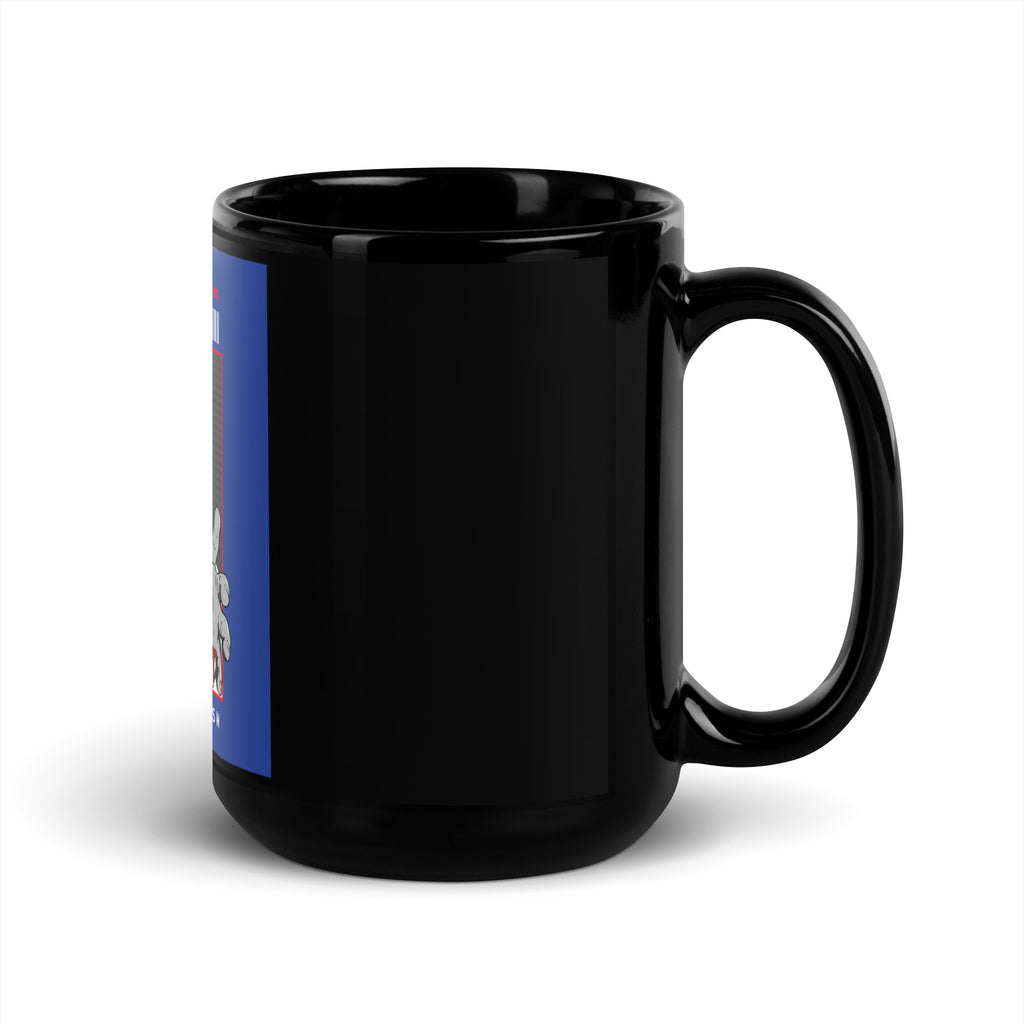 Monsters Can't Hide | Black Glossy Mug