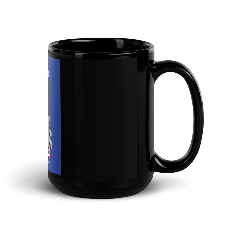 Monsters Can't Hide | Black Glossy Mug