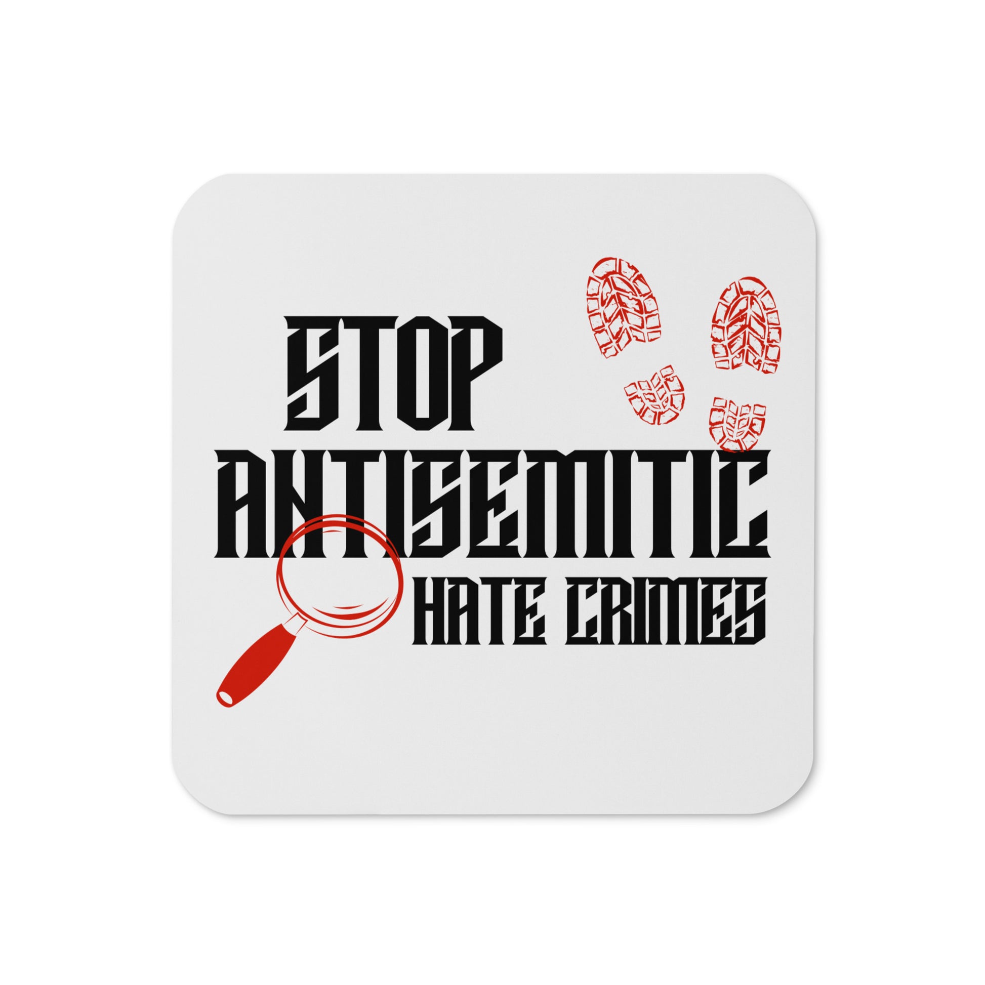 Antisemitic Hate Crimes | Cork-Back Coaster