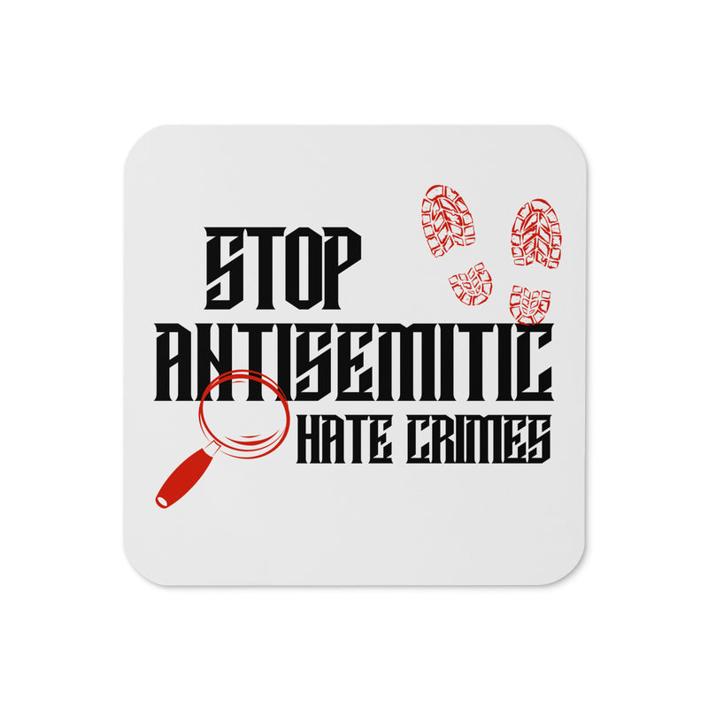 Antisemitic Hate Crimes | Cork-Back Coaster