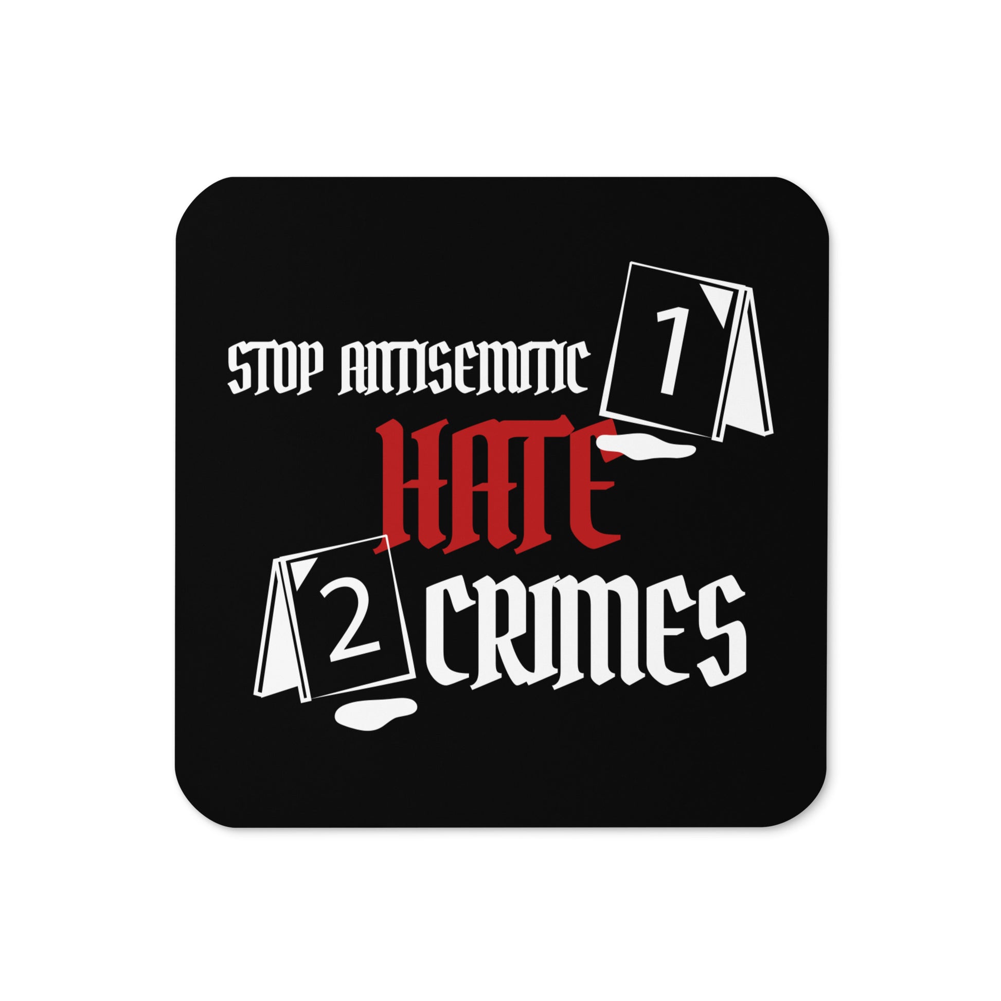 Antisemitic Hate Crimes | Cork-Back Coaster