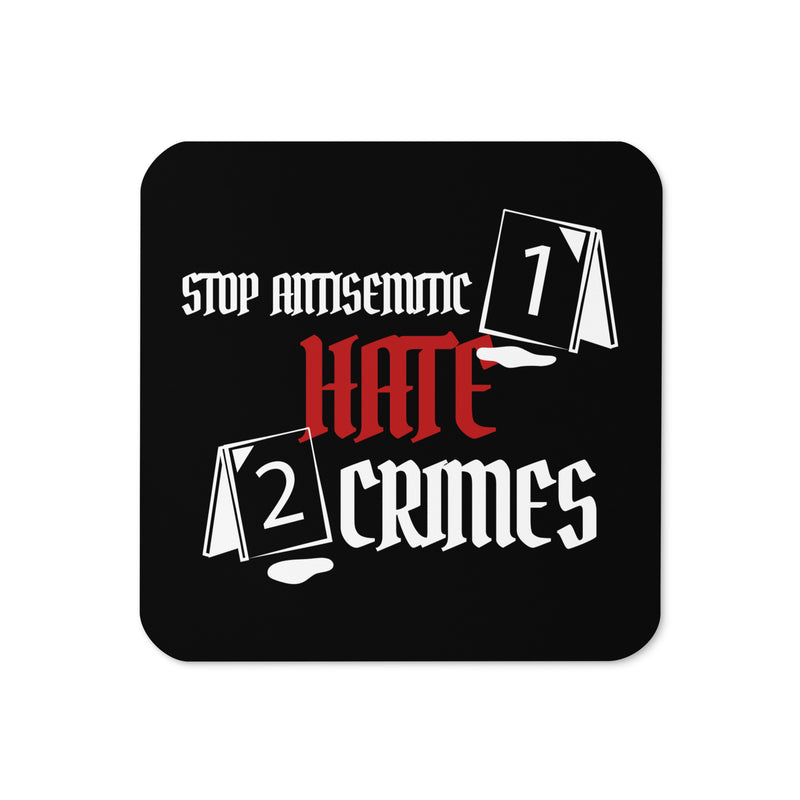 Antisemitic Hate Crimes | Cork-Back Coaster