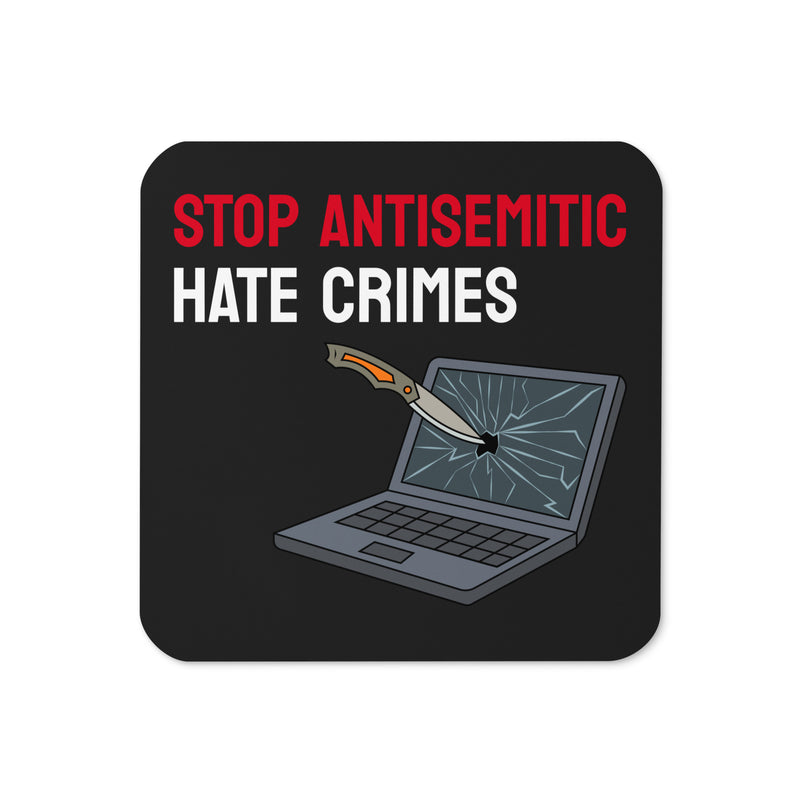 Antisemitic Hate Crimes | Cork-Back Coaster
