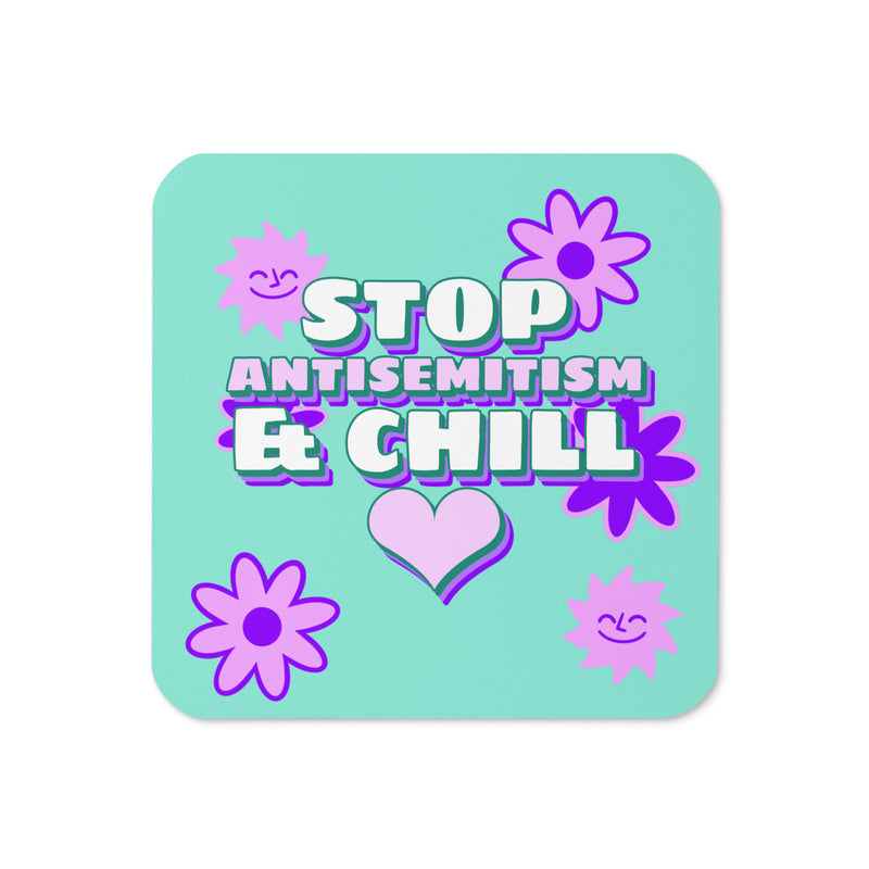 Chill Retro | Antisemitism | Cork-Back Coaster