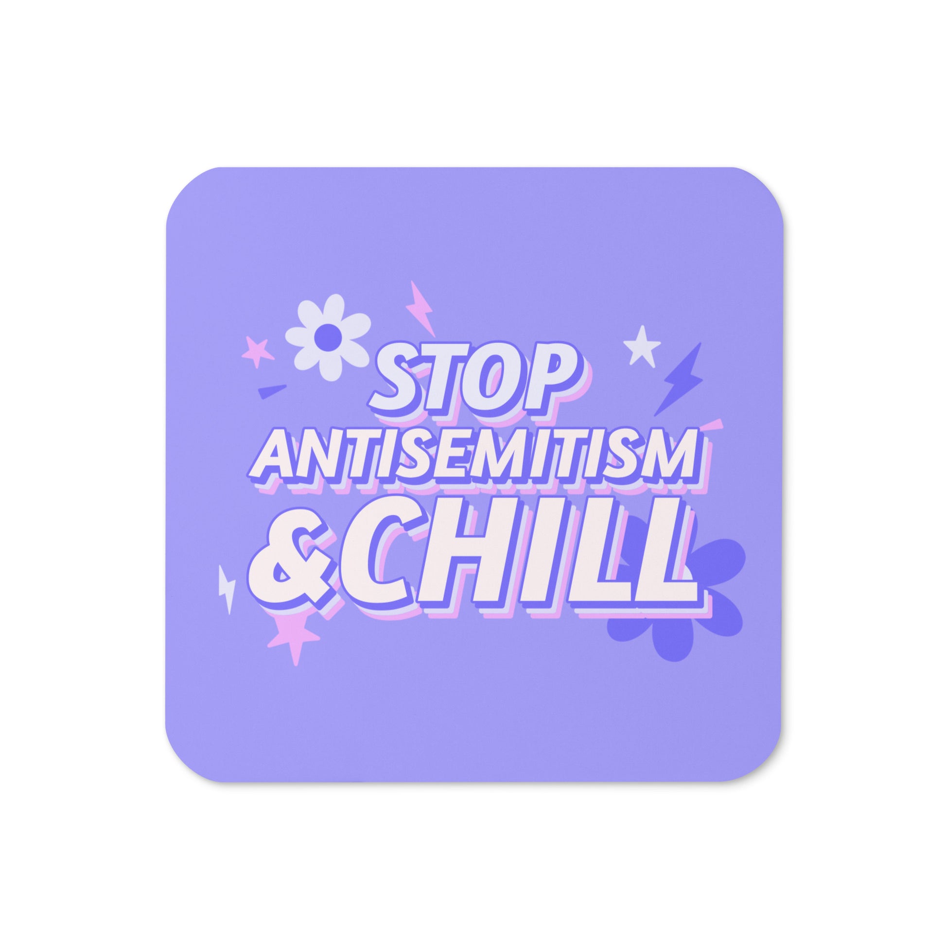 Chill Retro | Antisemitism | Cork-Back Coaster