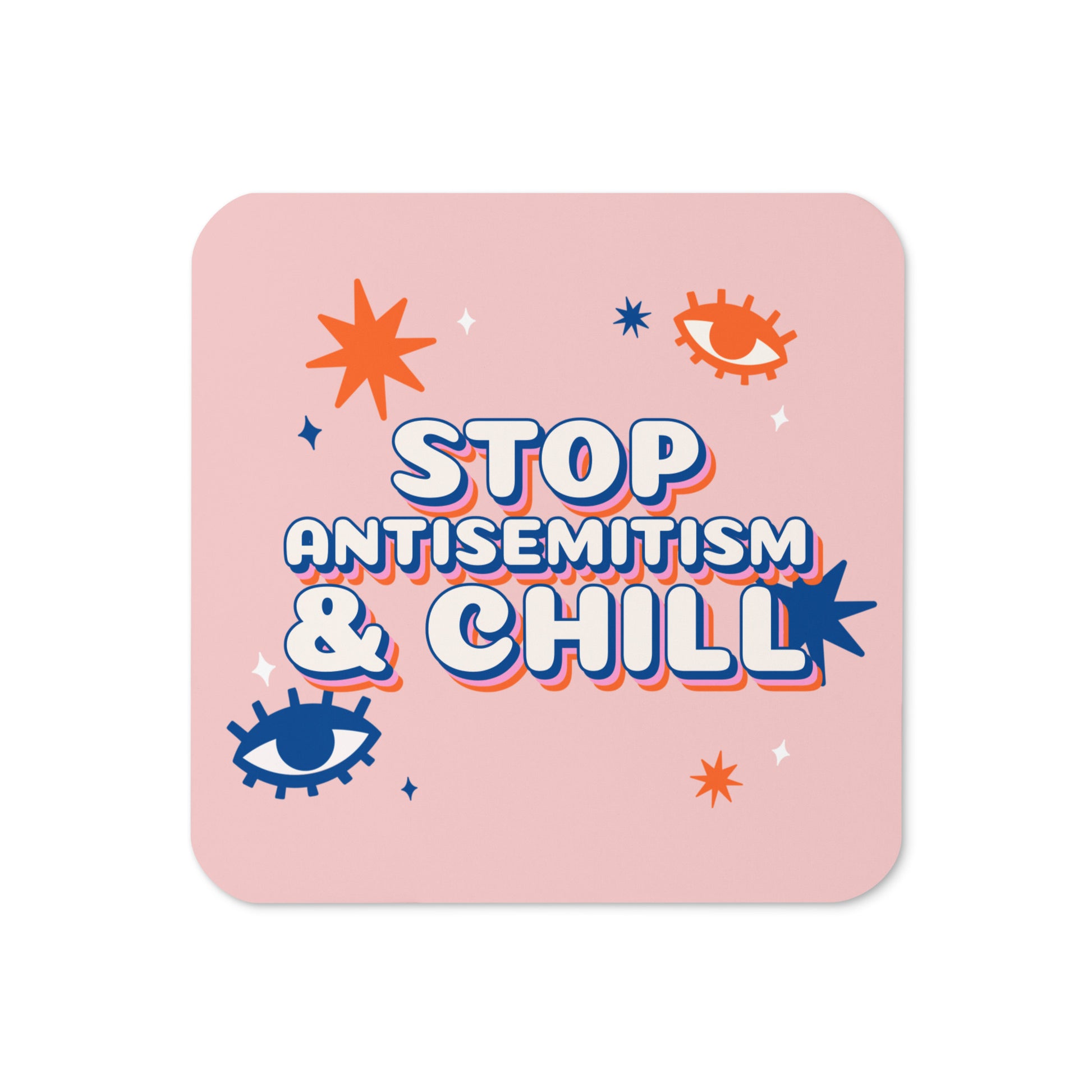 Chill Retro | Antisemitism | Cork-Back Coaster