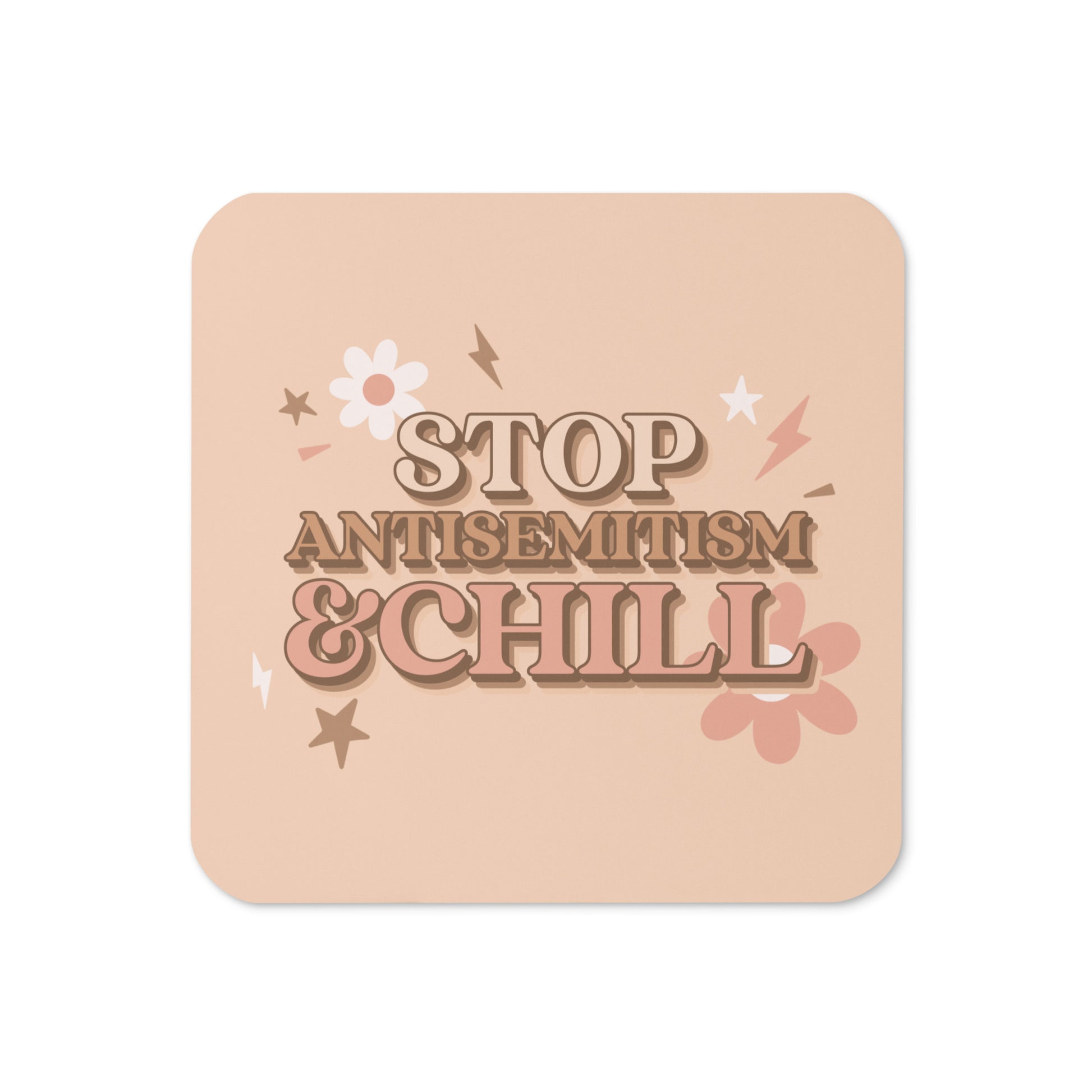Chill Retro | Antisemitism | Cork-Back Coaster