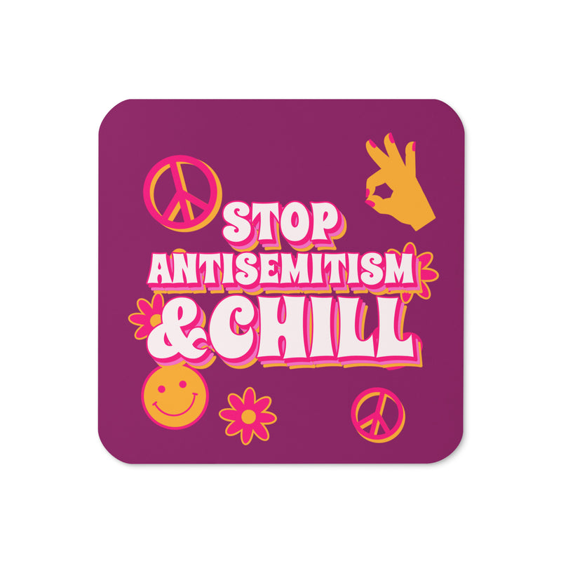 Chill Retro | Antisemitism | Cork-Back Coaster