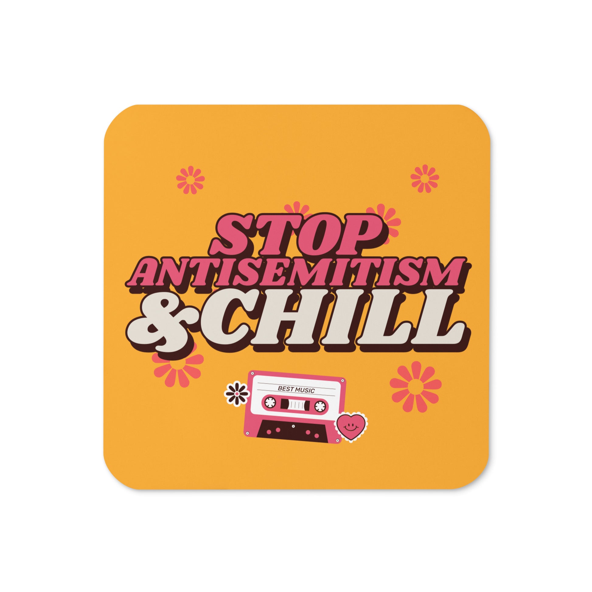 Chill Retro | Antisemitism | Cork-Back Coaster