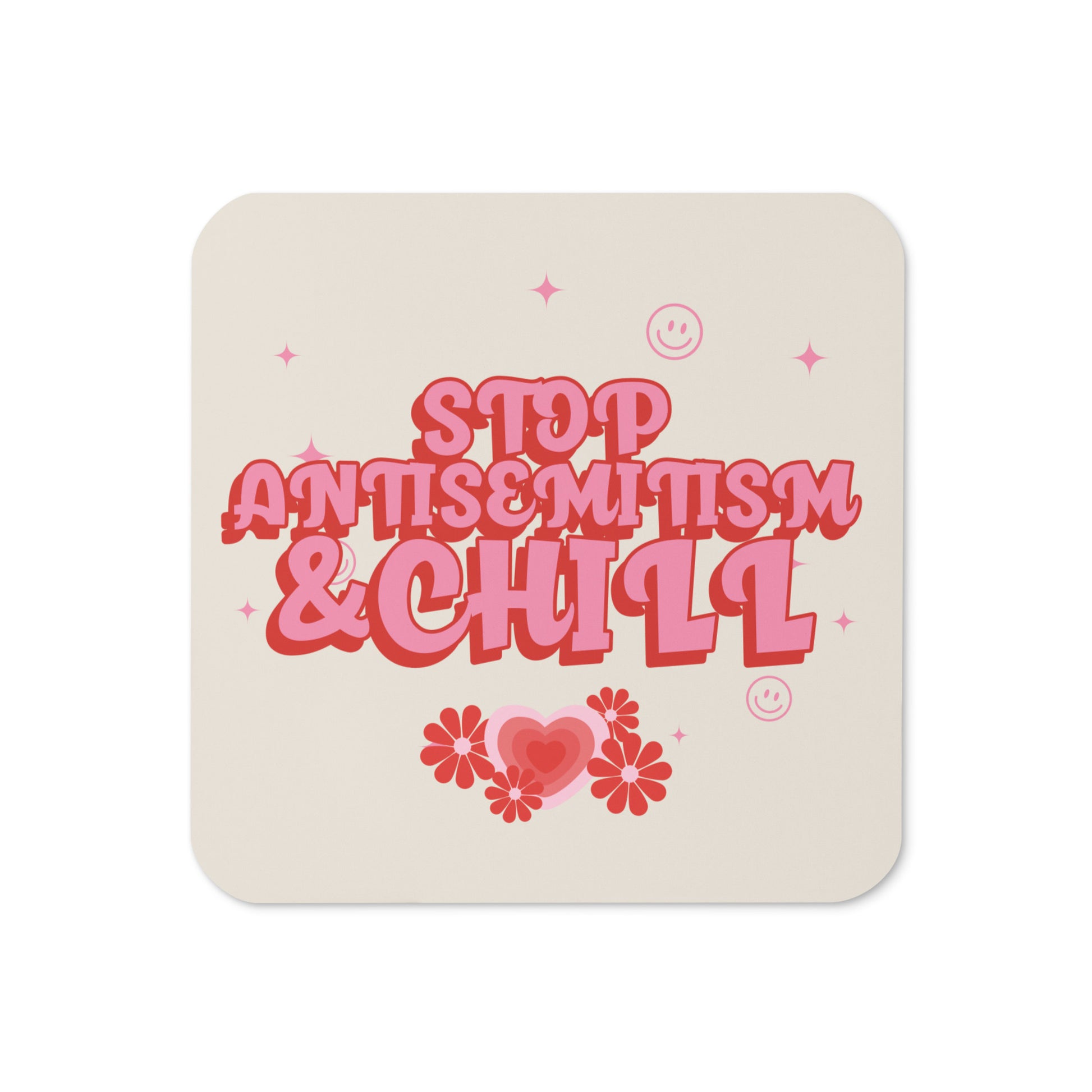 Chill Retro | Antisemitism | Cork-Back Coaster