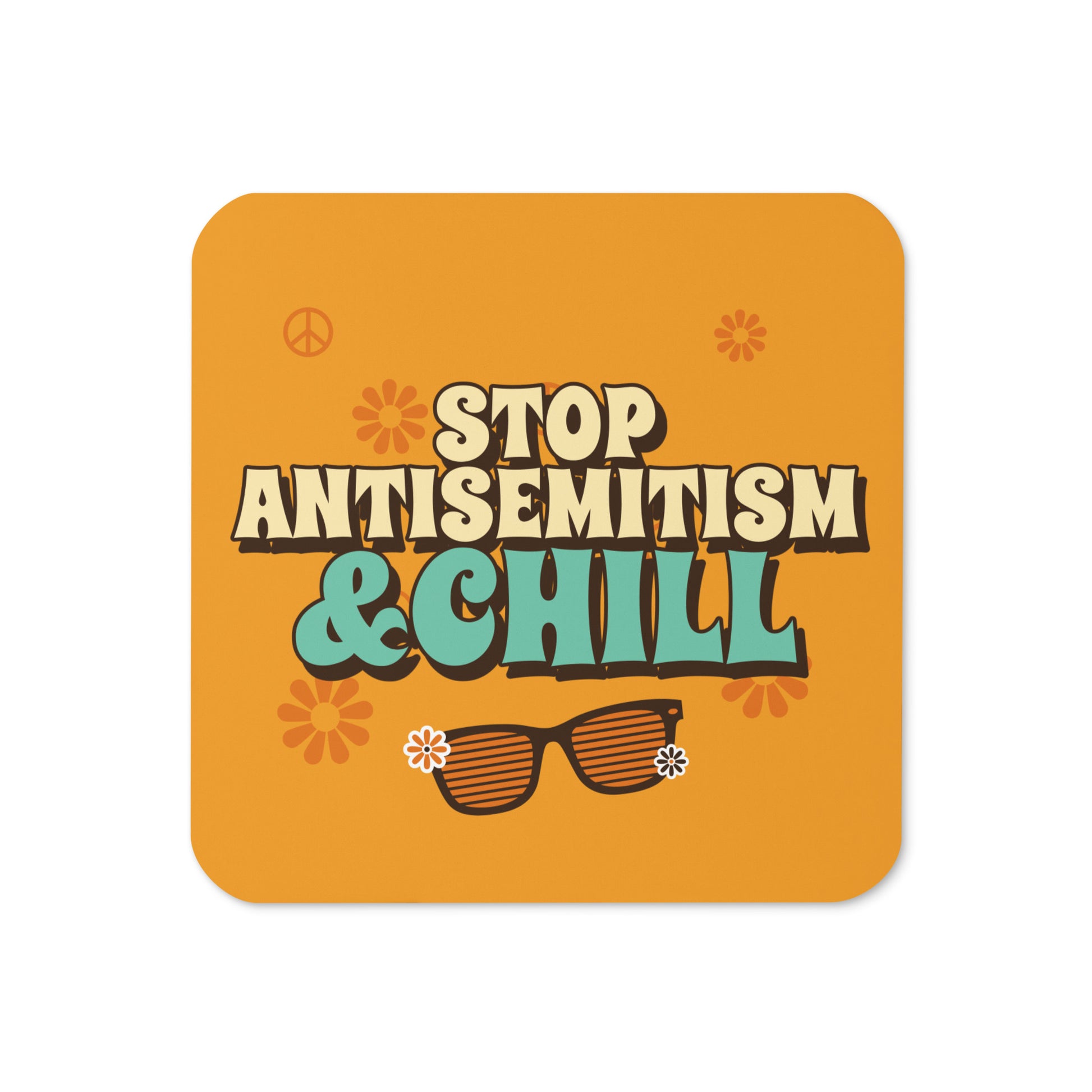 Chill Retro | Antisemitism | Cork-Back Coaster