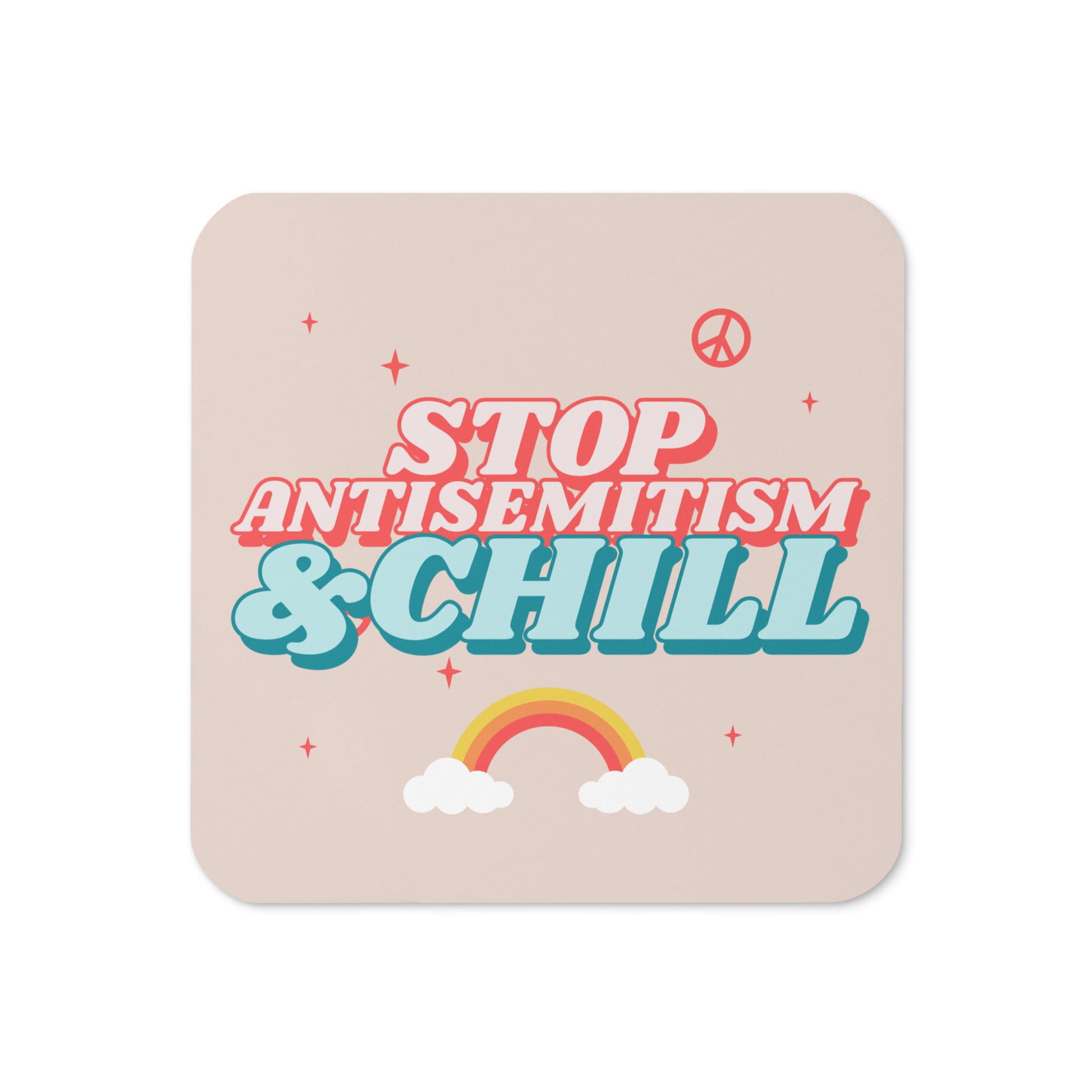 Chill Retro | Antisemitism | Cork-Back Coaster